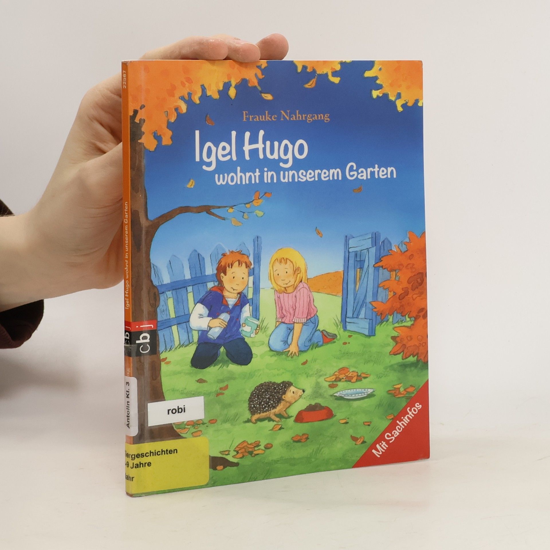 Frauke Nahrgang Igel Hugo wohnt in unserem Garten