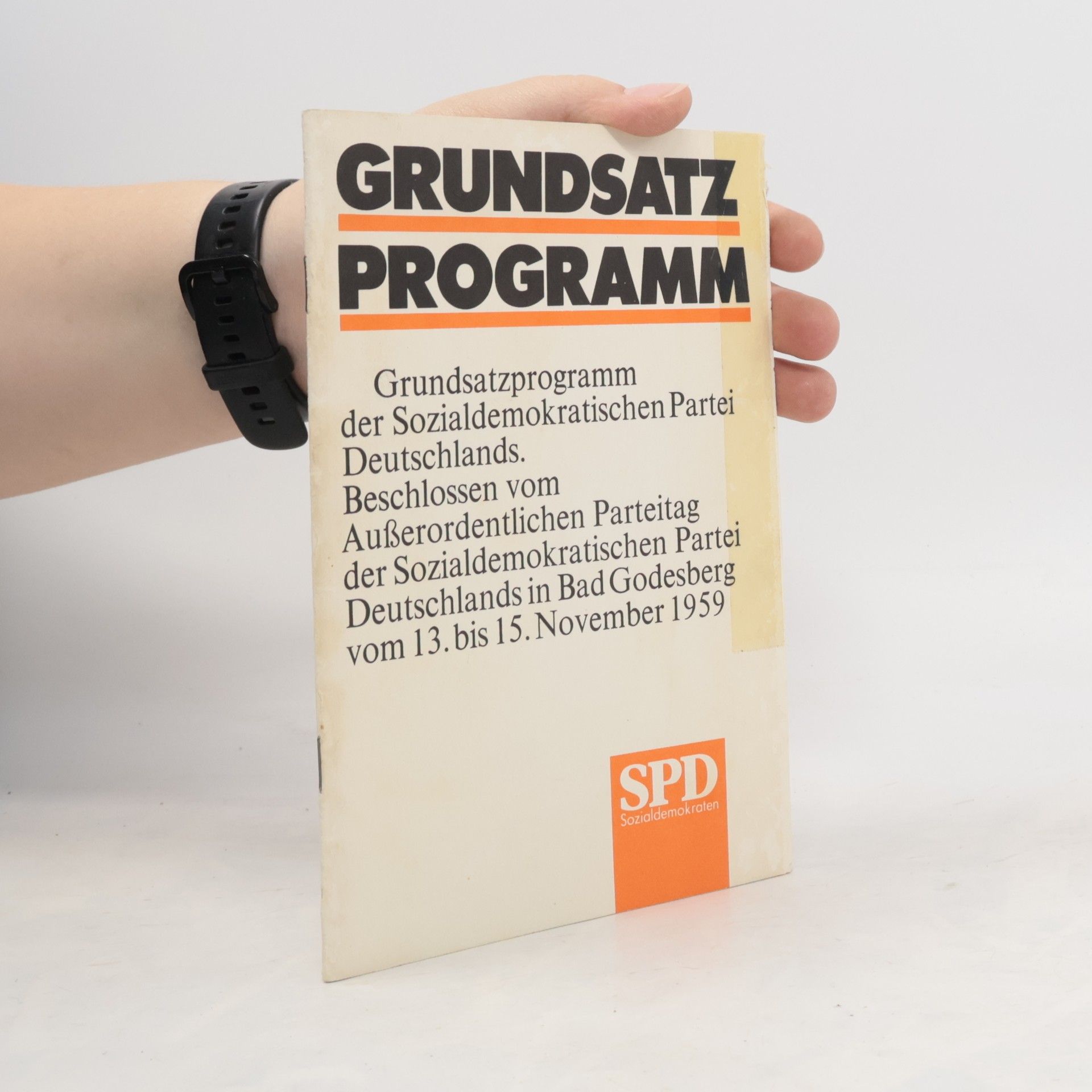 AA.VV. Grundsatzprogramm der Sozialdemokratischen Partei Deutschlands