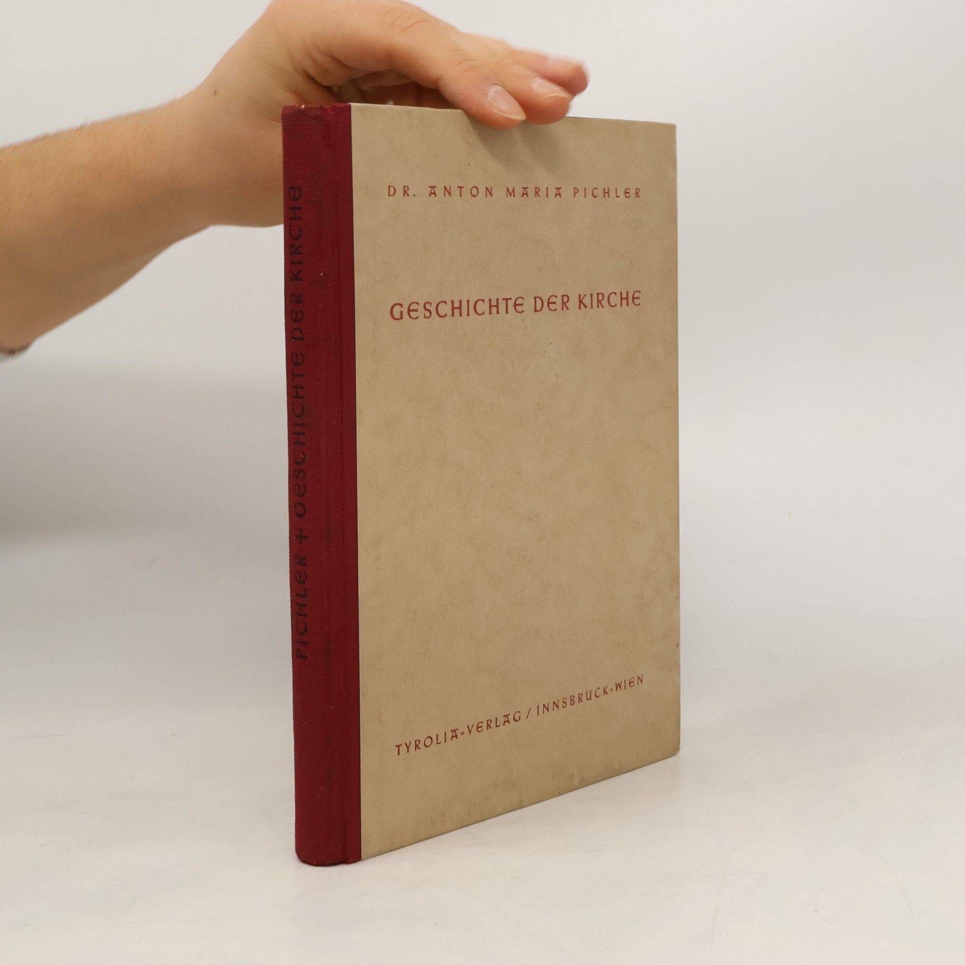 Anton Maria Pichler Geschichte der Kirche