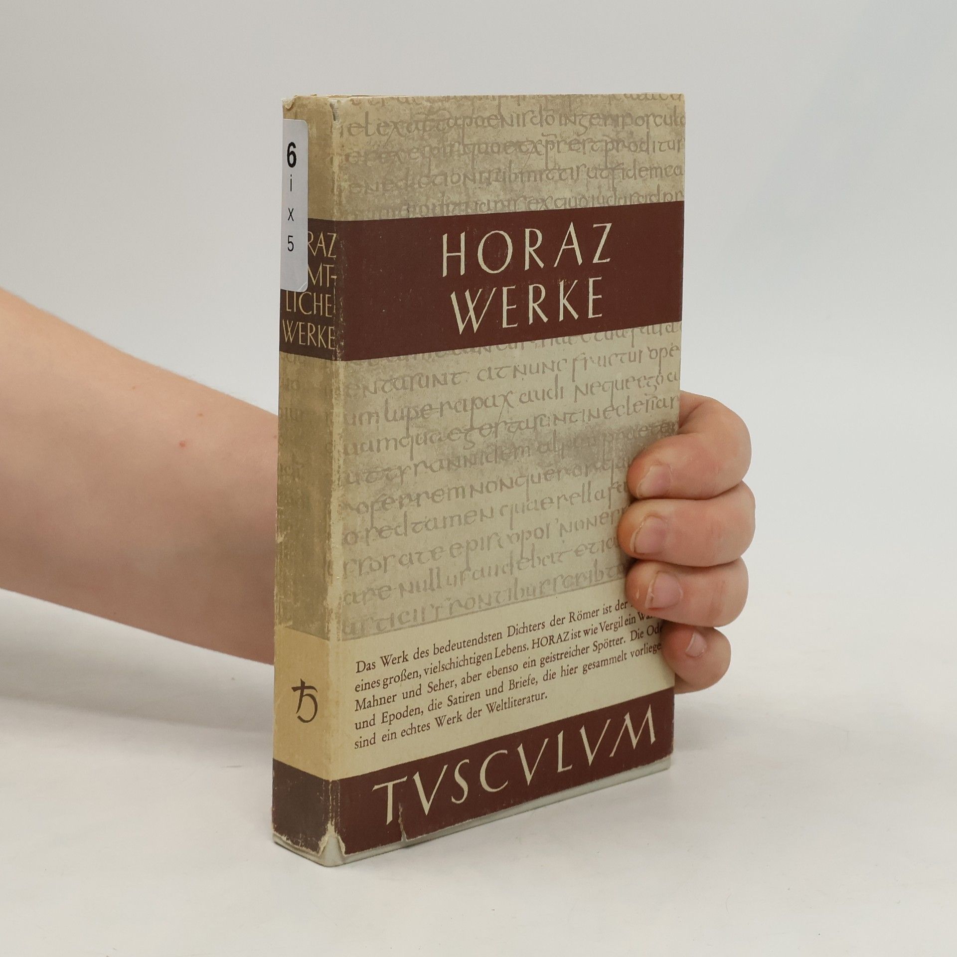 Horace Horaz Sämtliche Werke