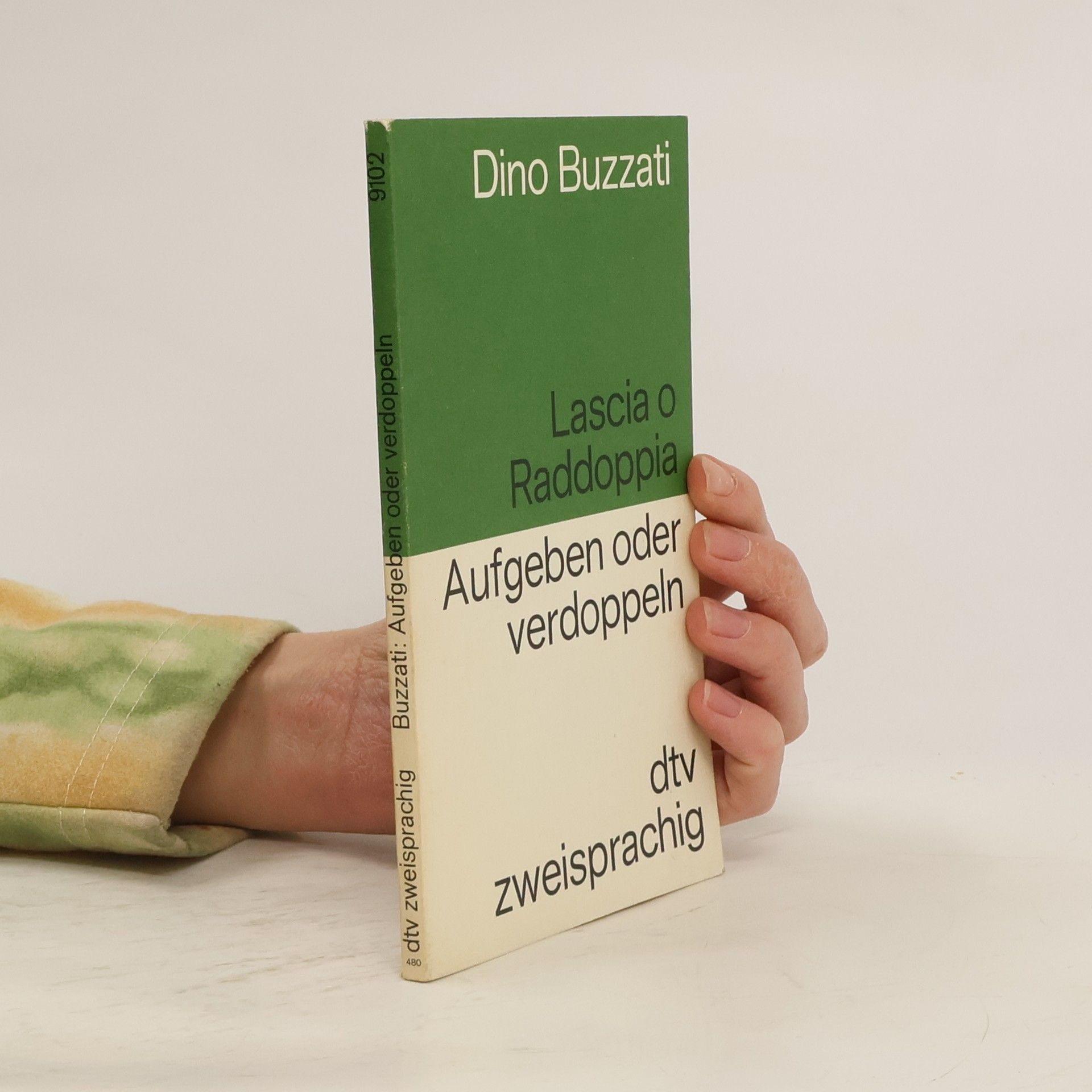 Aufgeben oder Verdoppeln. Lascia o Raddoppia. Erzählungen. Italien.-Dtsch.