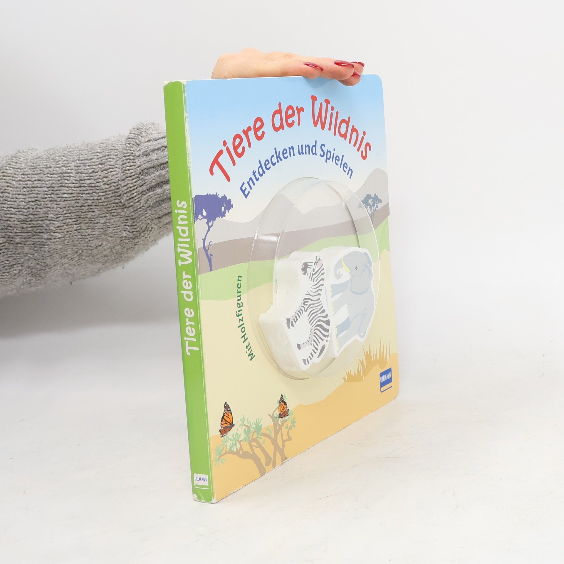 Tiere der Wildnis (Pappbilderbuch + 3 Holzfiguren)