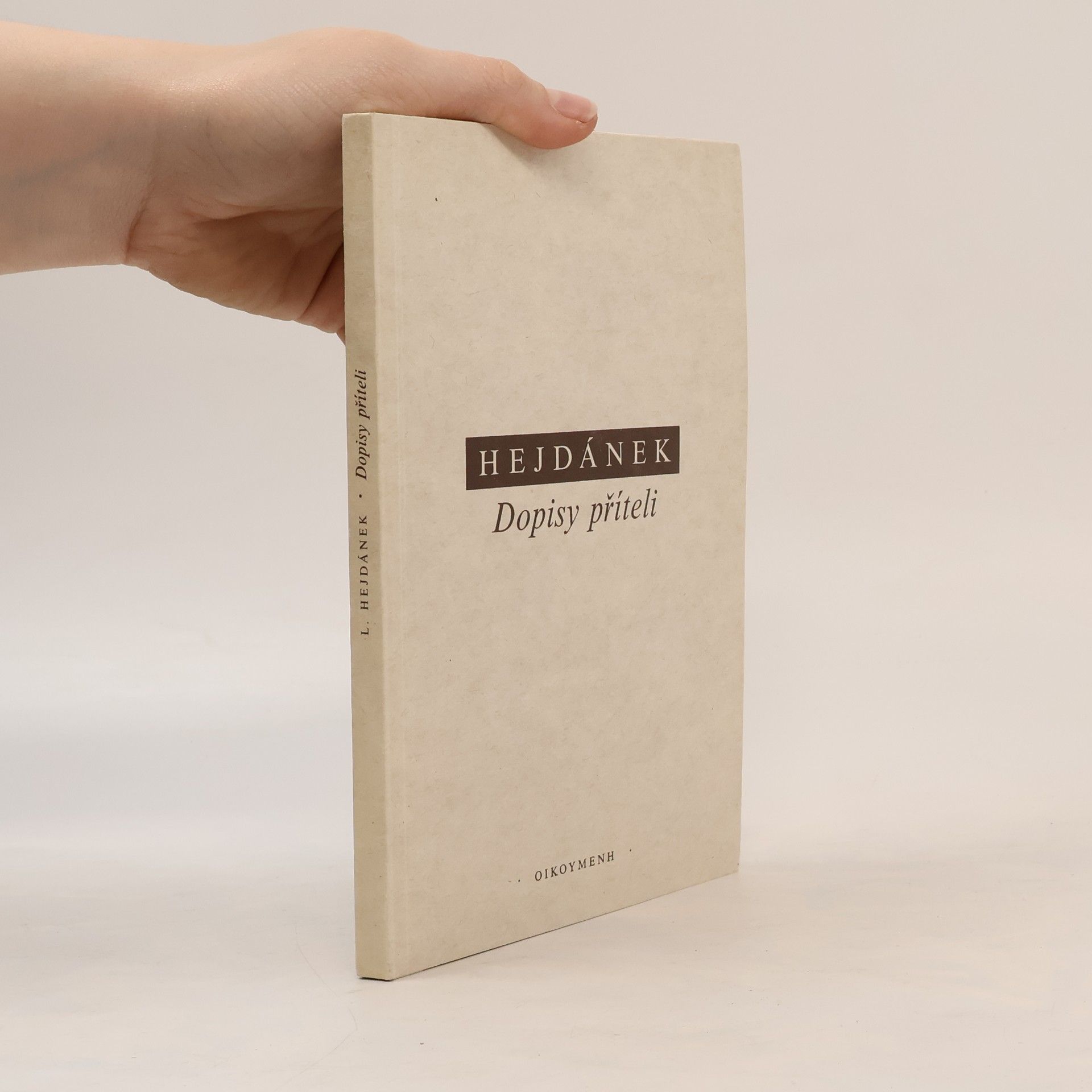 Ladislav Hejdánek Dopisy příteli