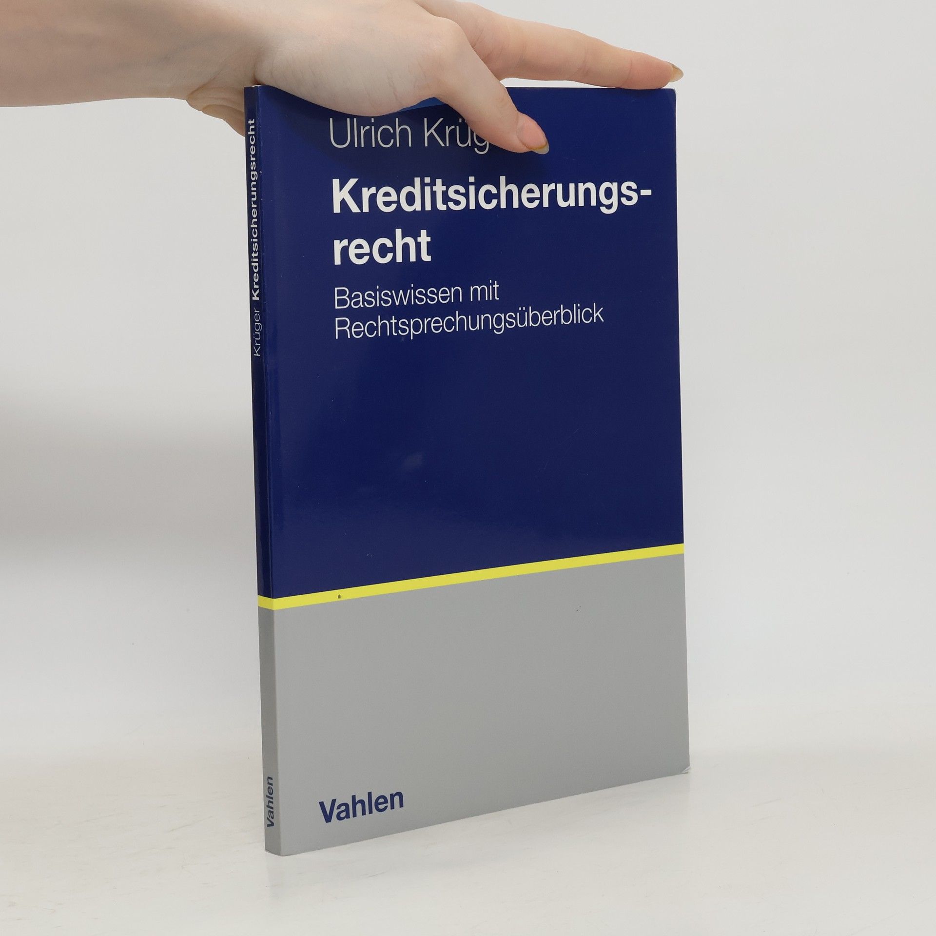 Ulrich Krüger Kreditsicherungsrecht