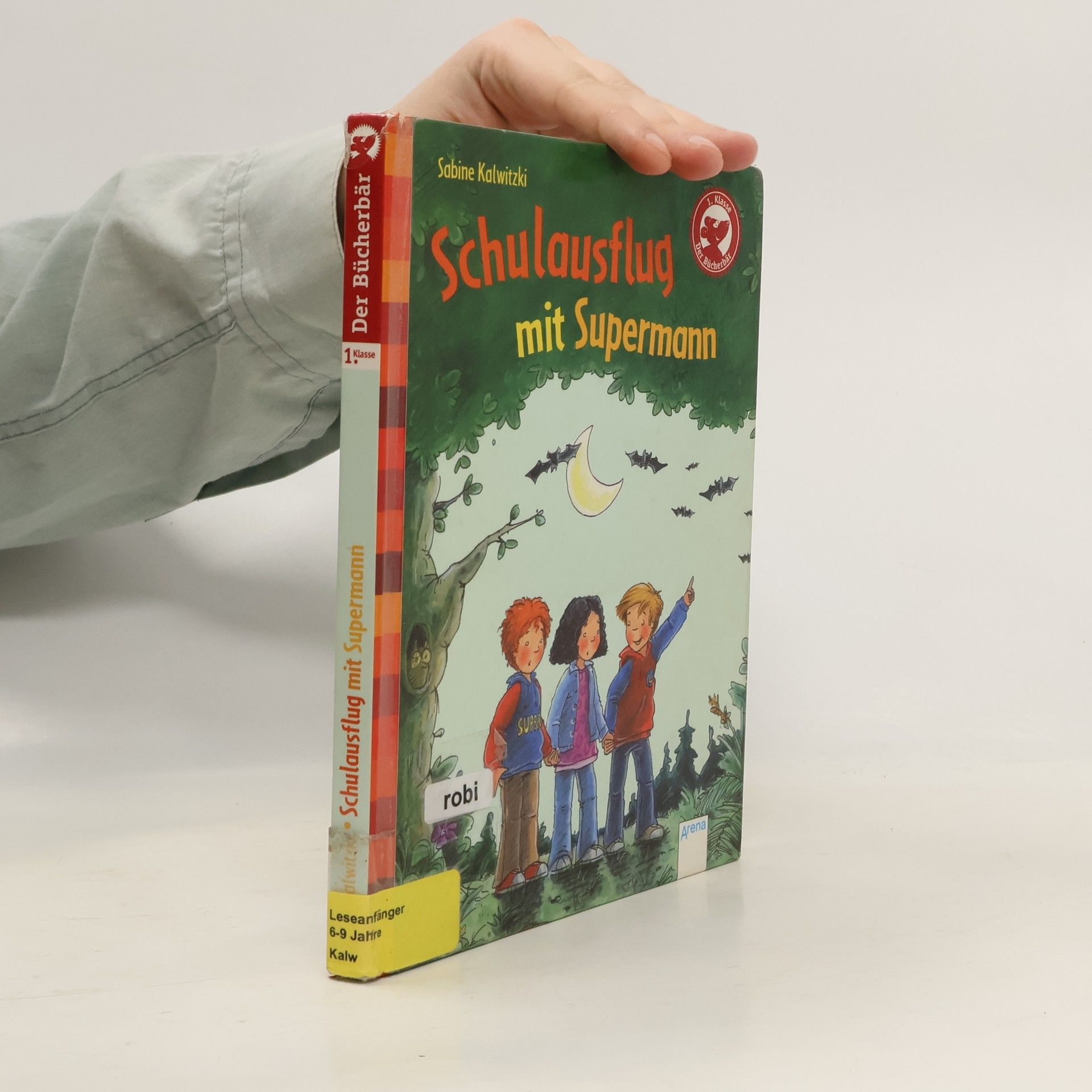 Sabine Kalwitzki Schulausflug mit Supermann