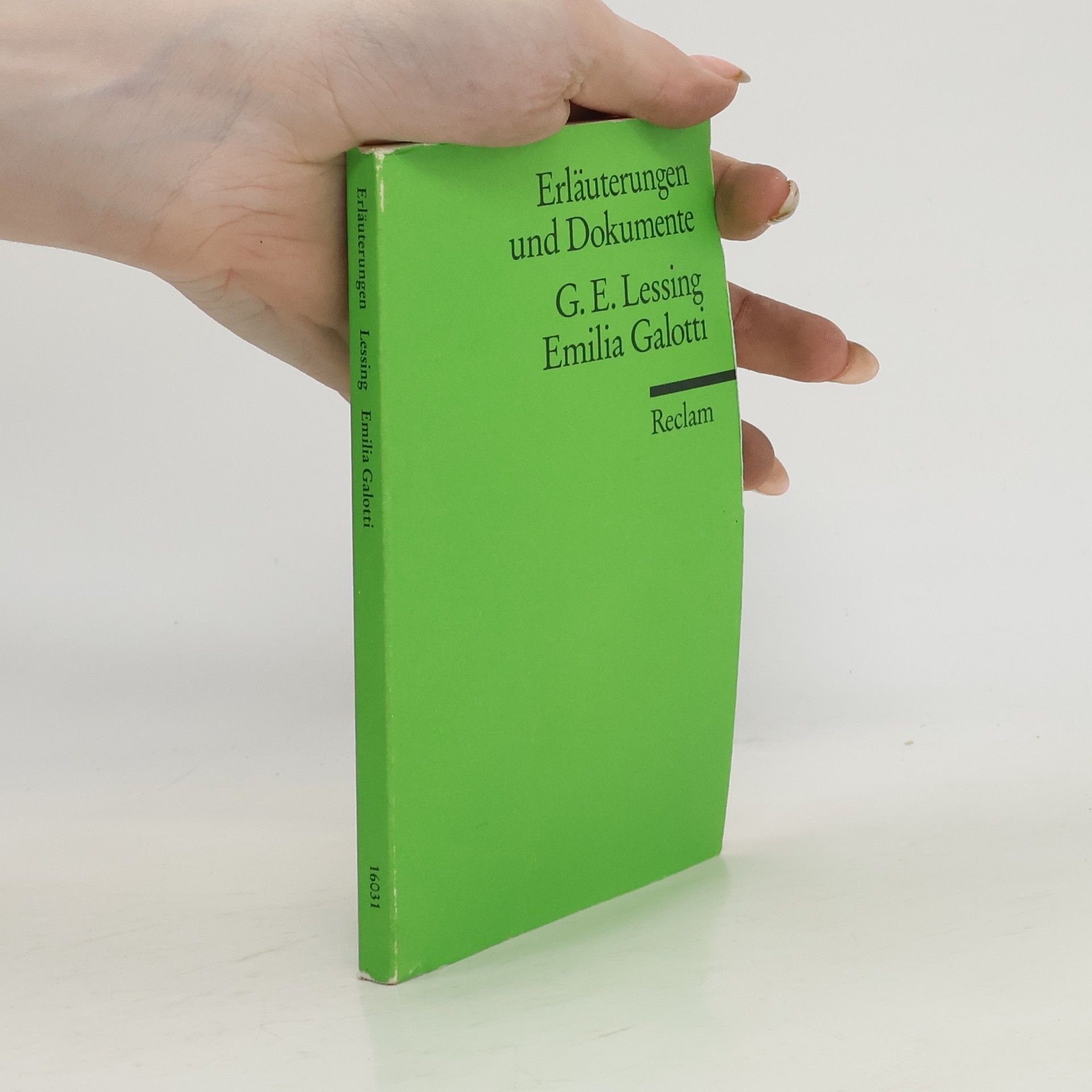 Gotthold Ephraim Lessing, Emilia Galotti