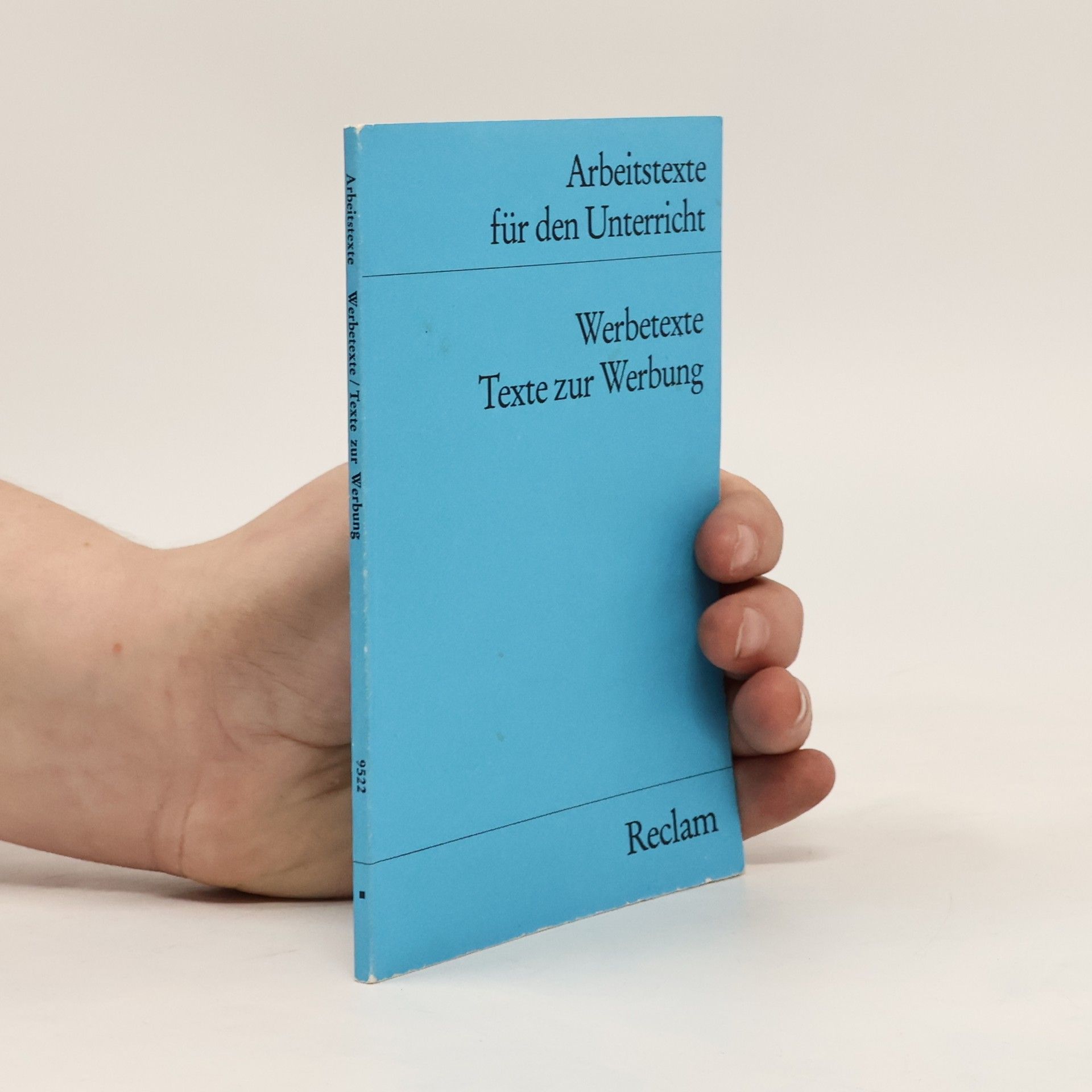 AA.VV. Werbetexte, Texte zur Werbung