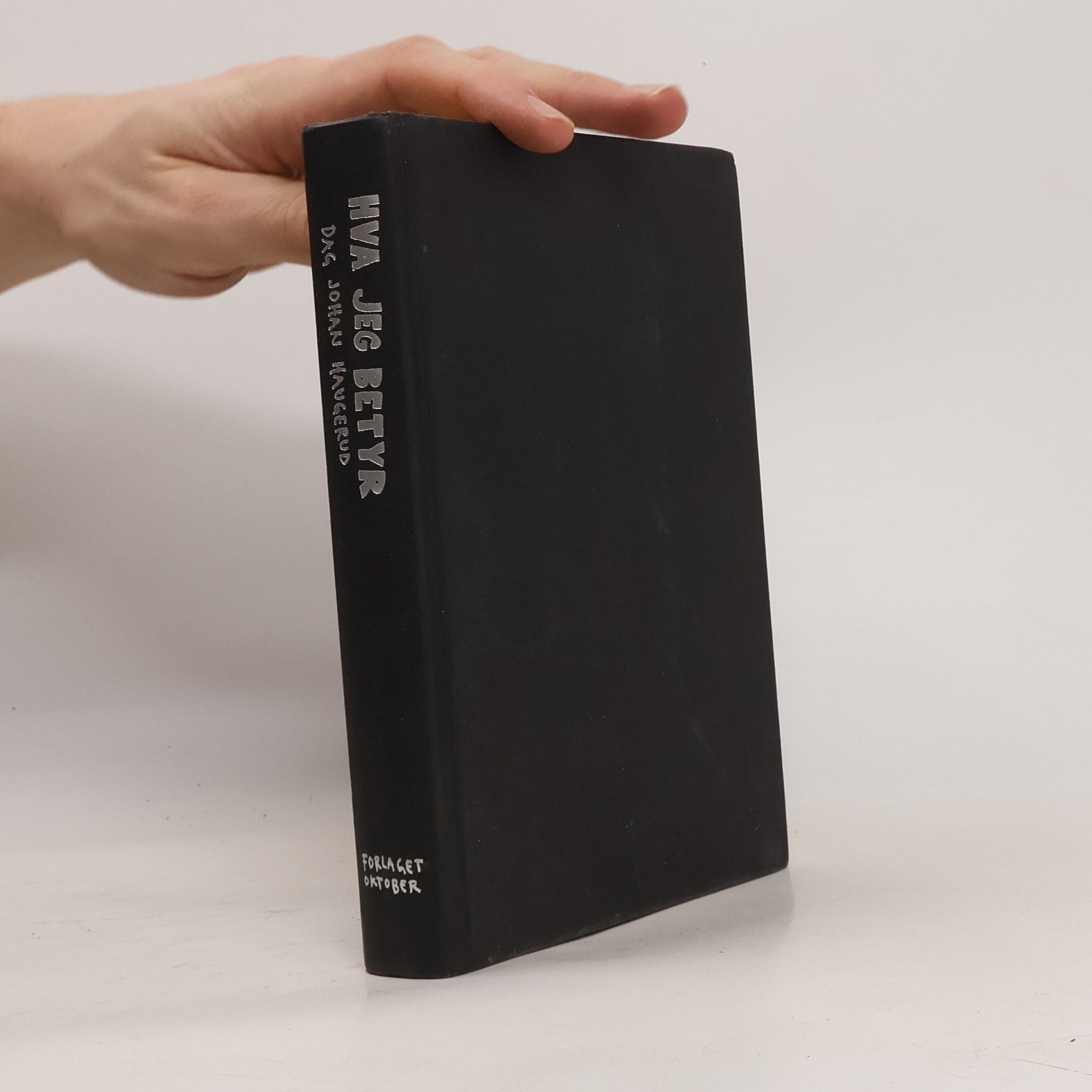 Dag Johan Haugerud Hva jeg betyr