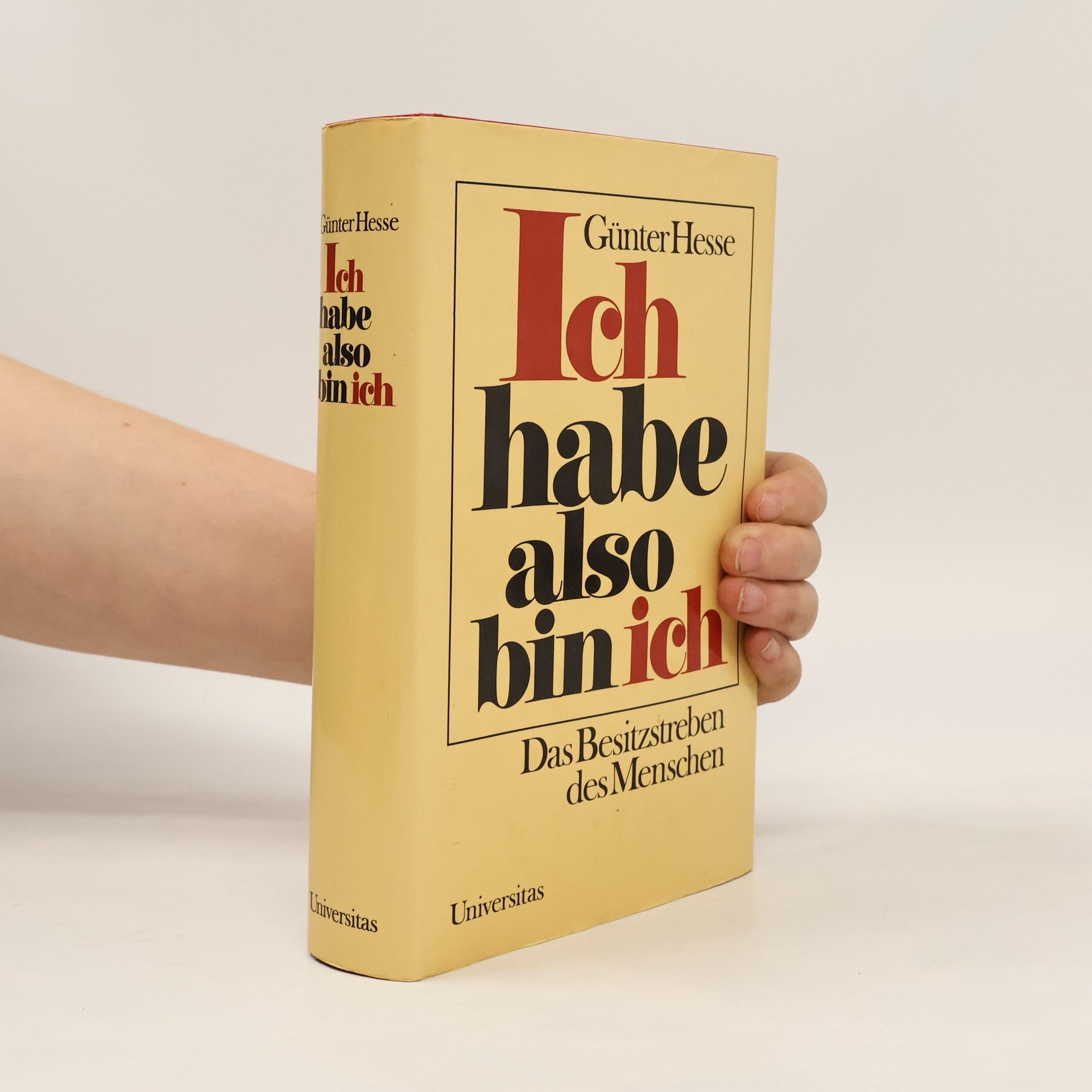 Günter Hesse Ich habe also bin ich