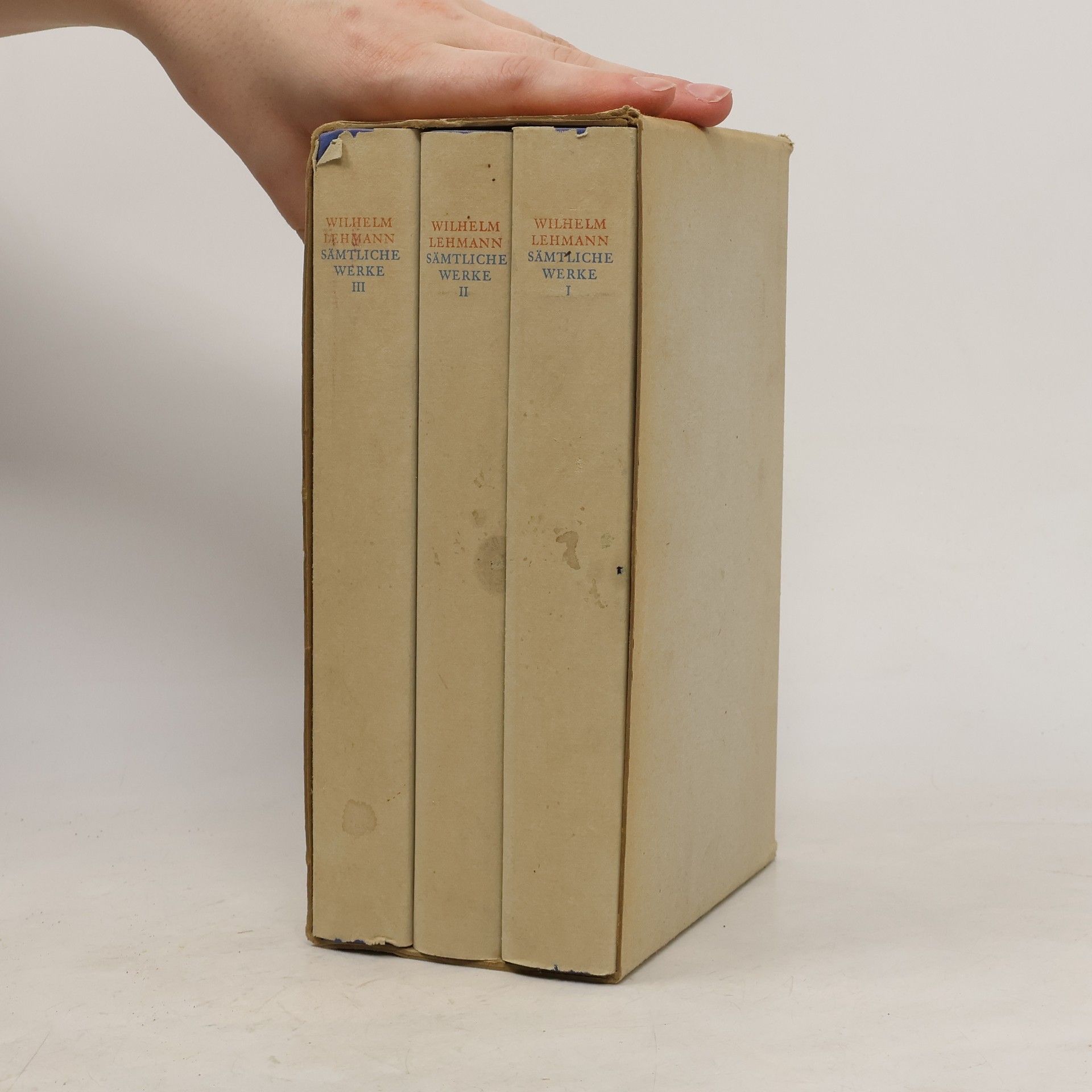 Wilhelm Lehmann Sämtliche Werke I.-III.