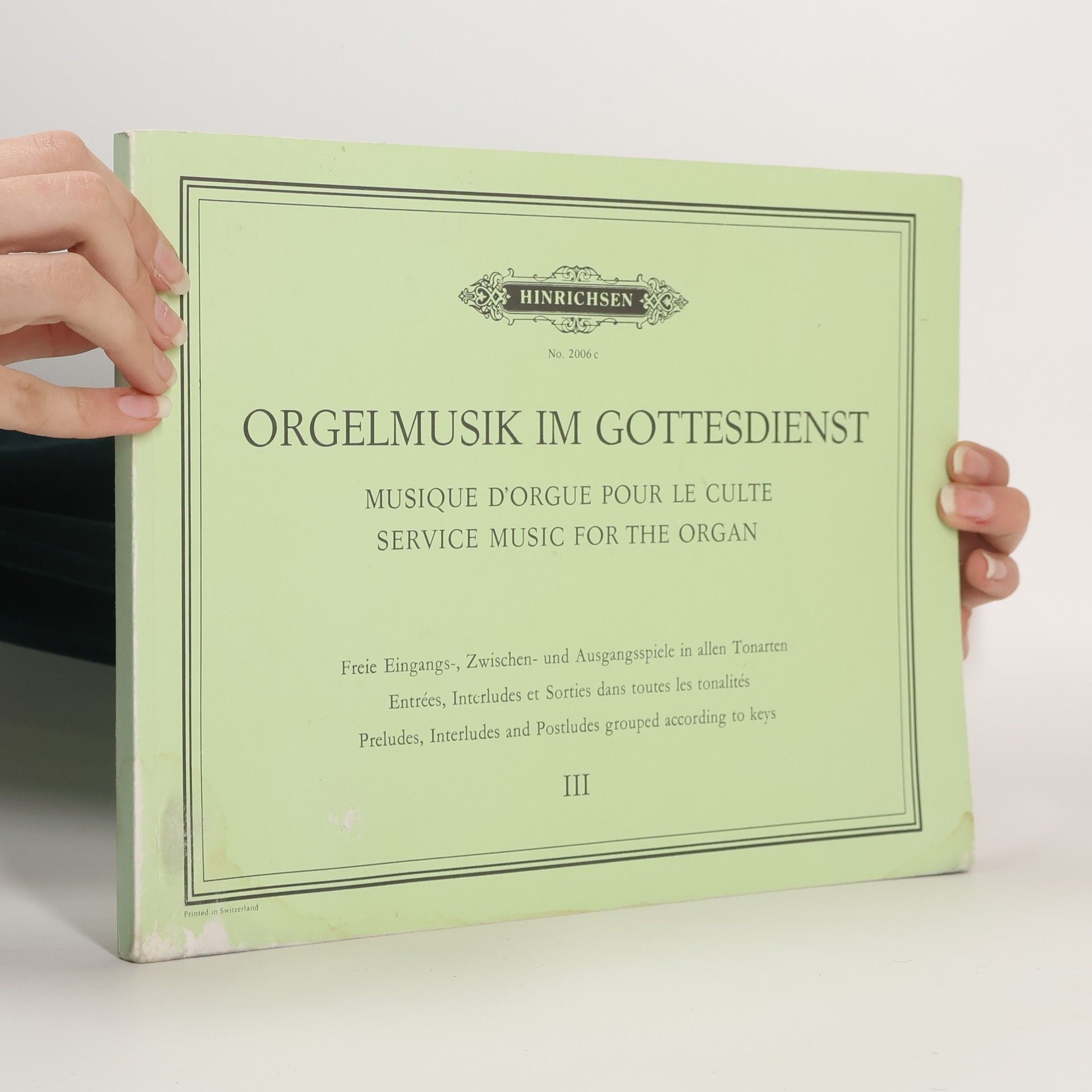 Auteurscollectief Orgelmusik im Gottesdienst III