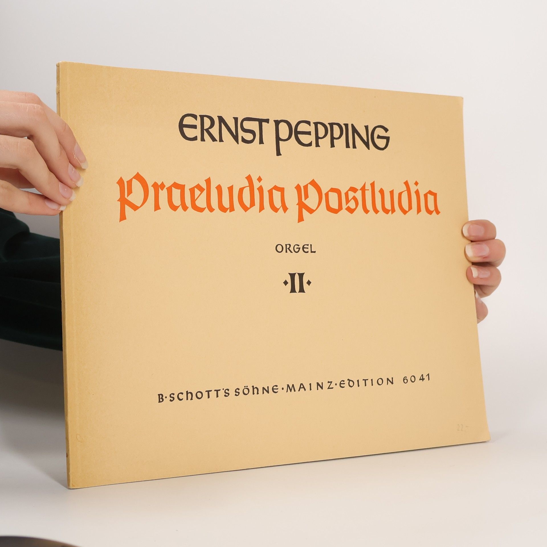 Ernst Pepping Praeludia-Postludia zu achtzehn Chorälen. II.