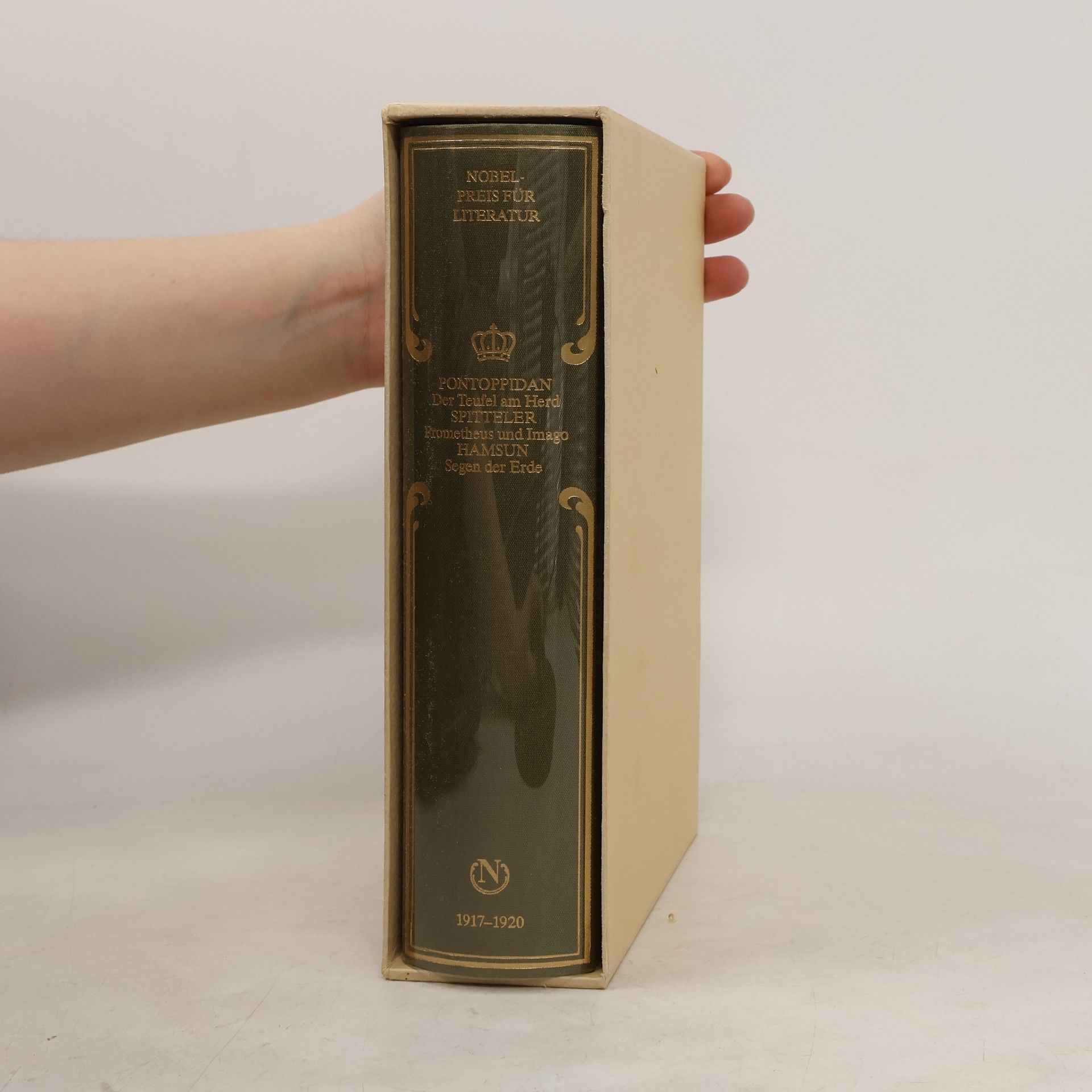 Henrik Pontoppidan Nobelpreis für Literatur 1917-1920. Pontoppidan, Spitteler, Hamsun