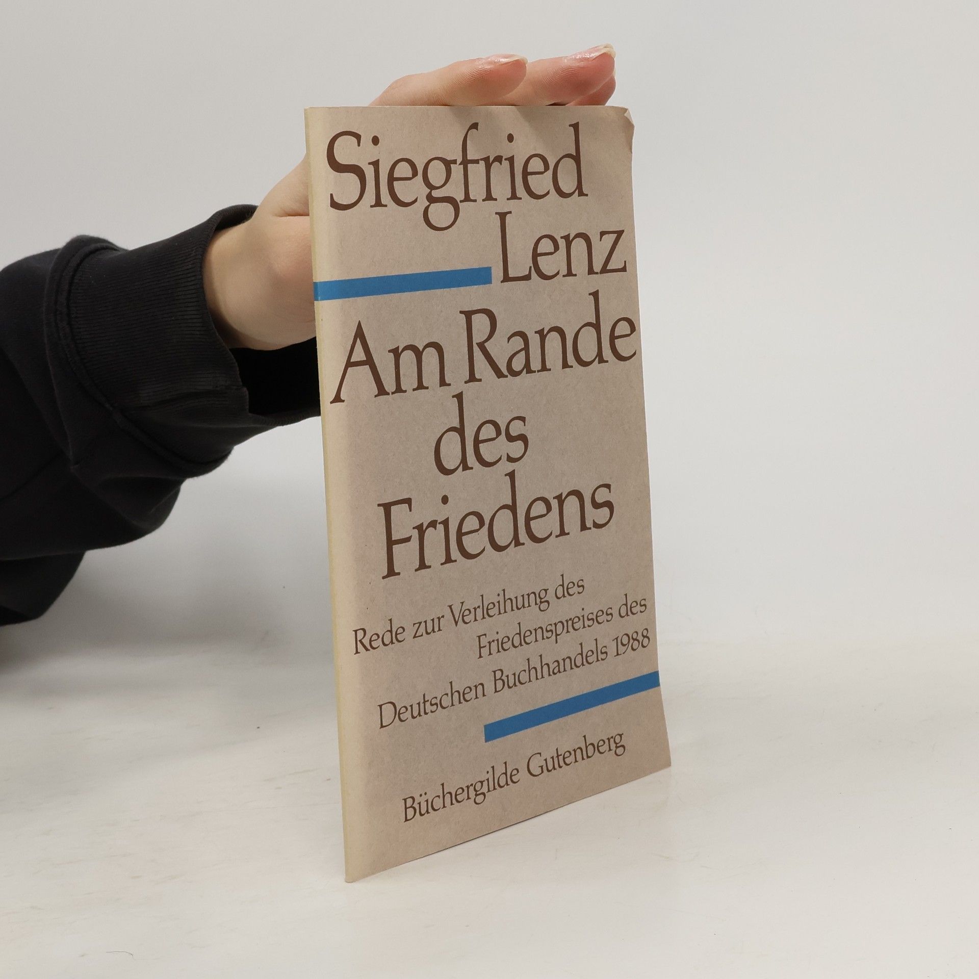 Siegfried Lenz Am Rande des Friedens