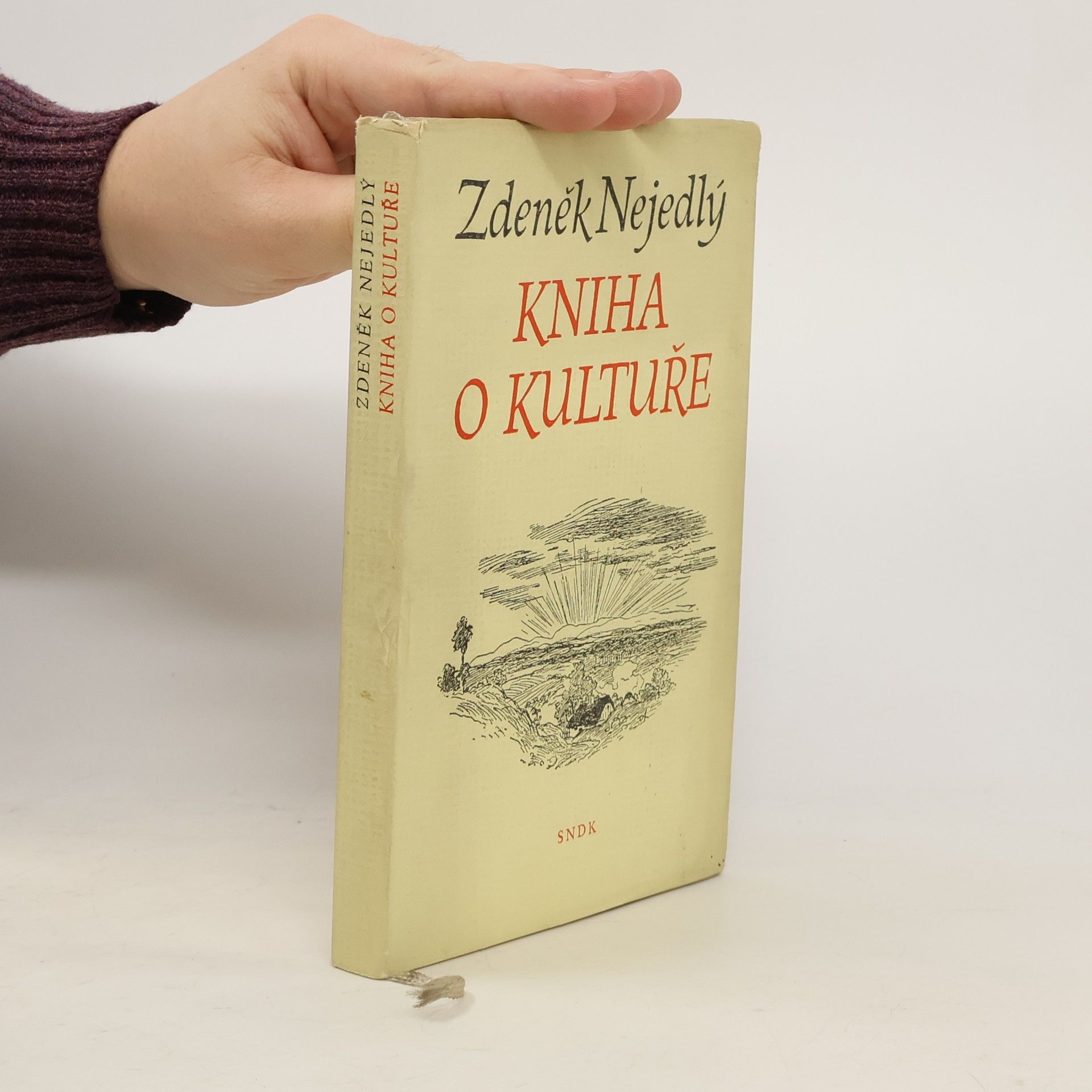 Zdeněk Nejedlý Kniha o kultuře