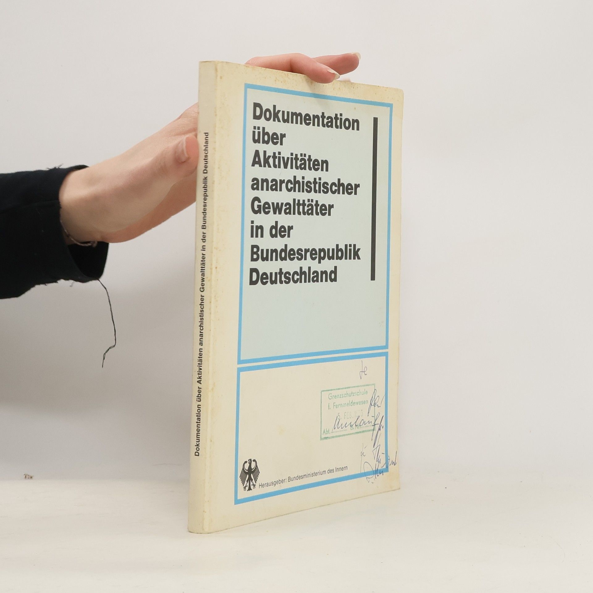 Autores varios Dokumentation über Aktivitäten anarchistischer in der Bundesrepublik Deutschland