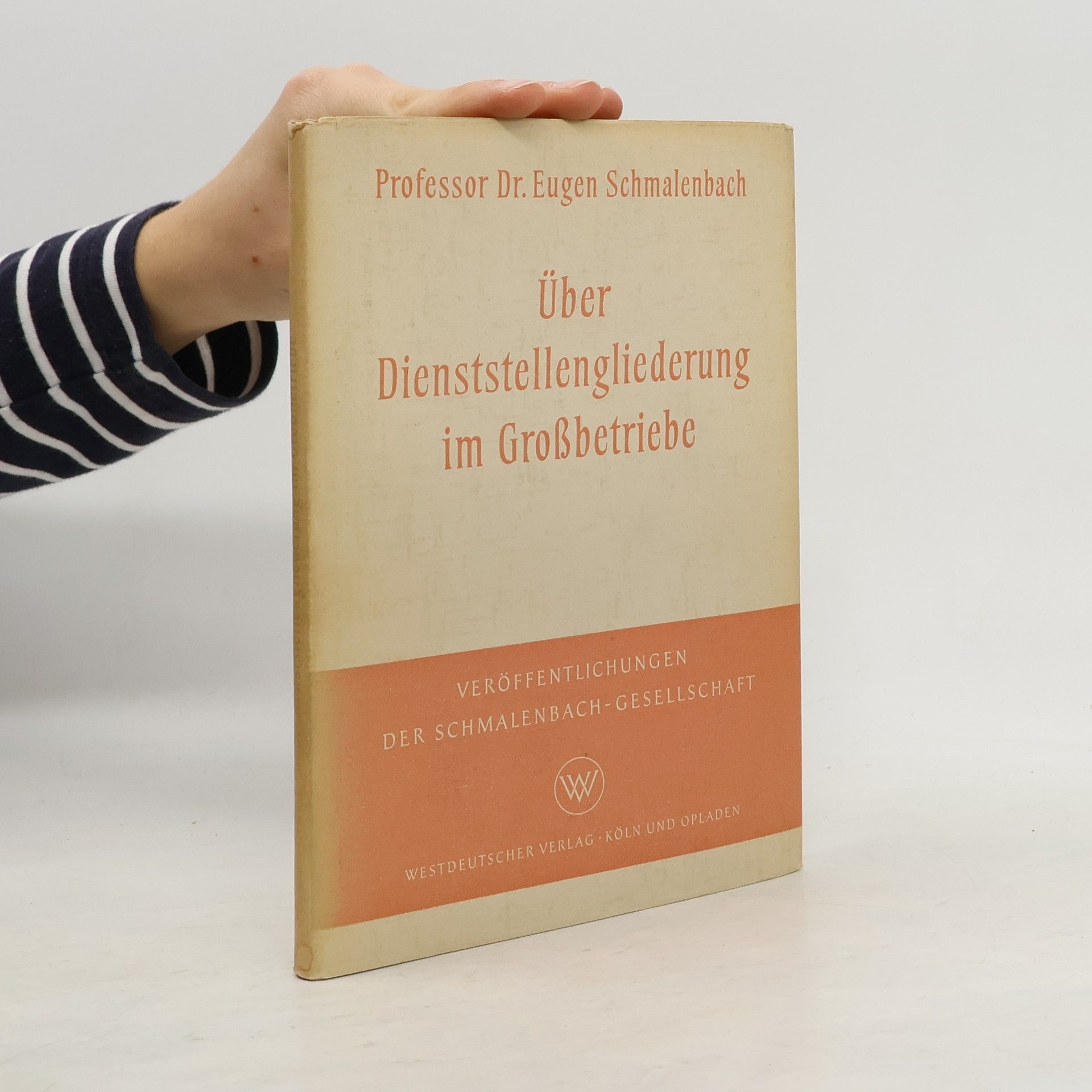 Über Dienststellengliederung im Großbetriebe