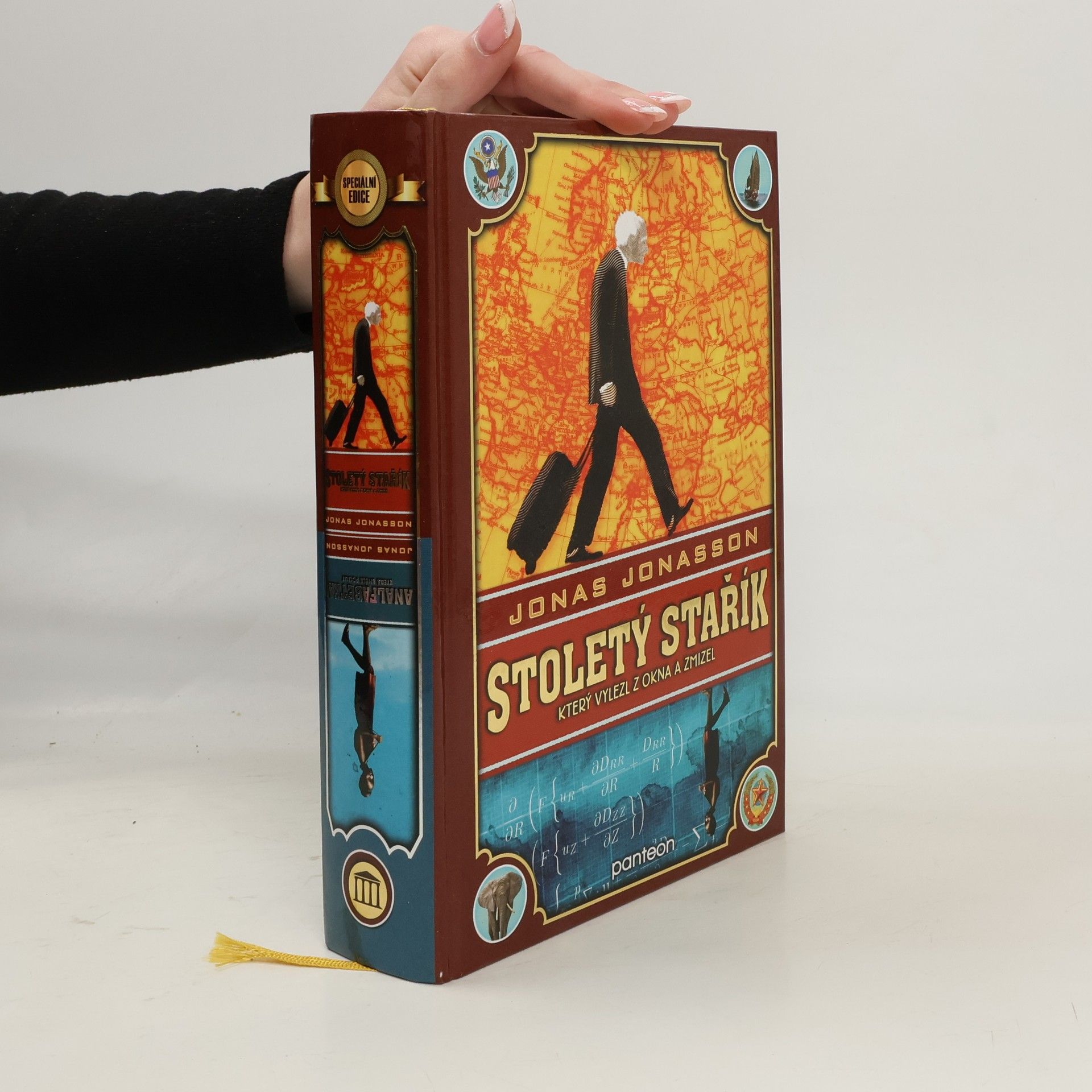 Jonas Jonasson Analfabetka, která uměla počítat ; Stoletý stařík, který vylezl z okna a zmizel