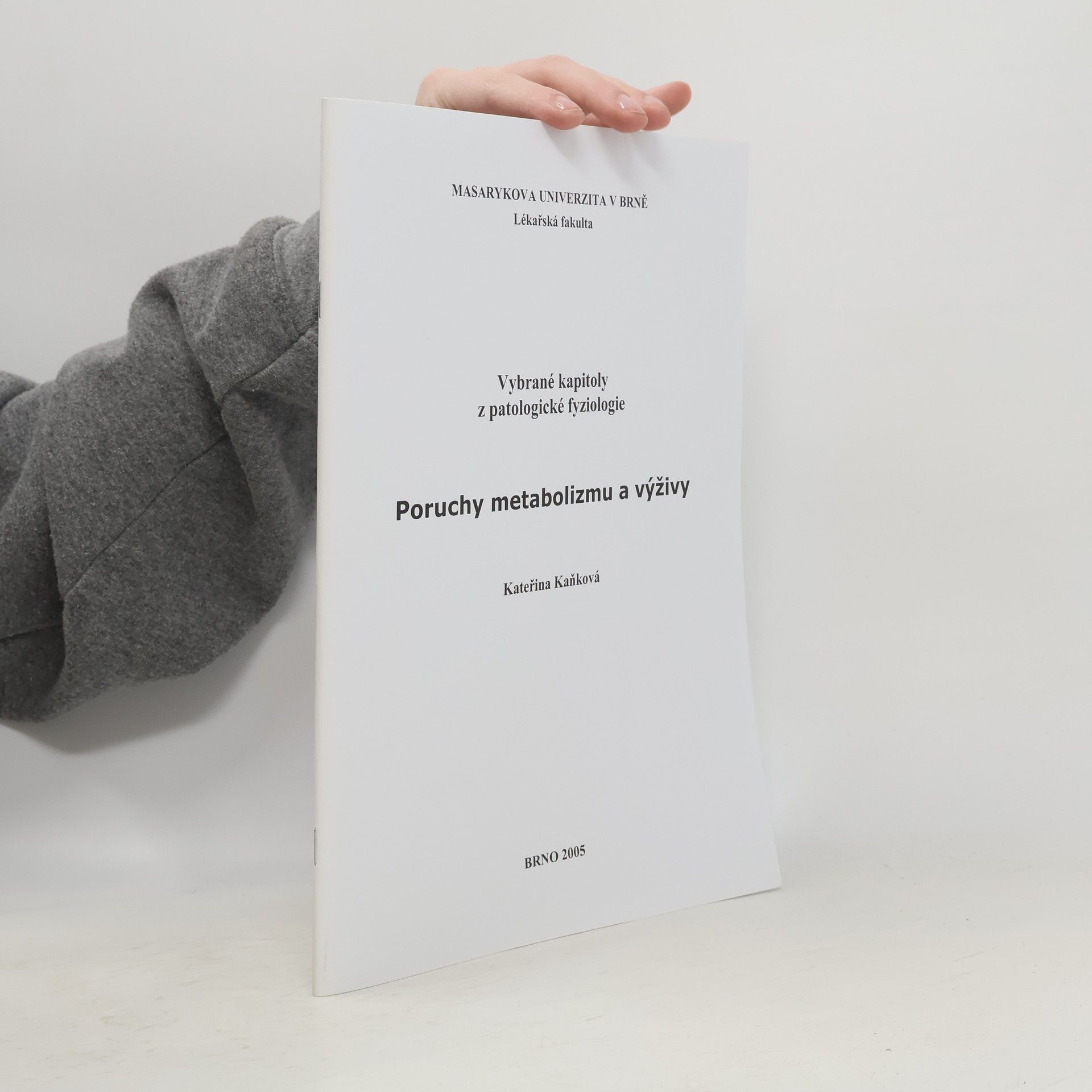 Kateřina Kaňková Poruchy metabolizmu a výživy