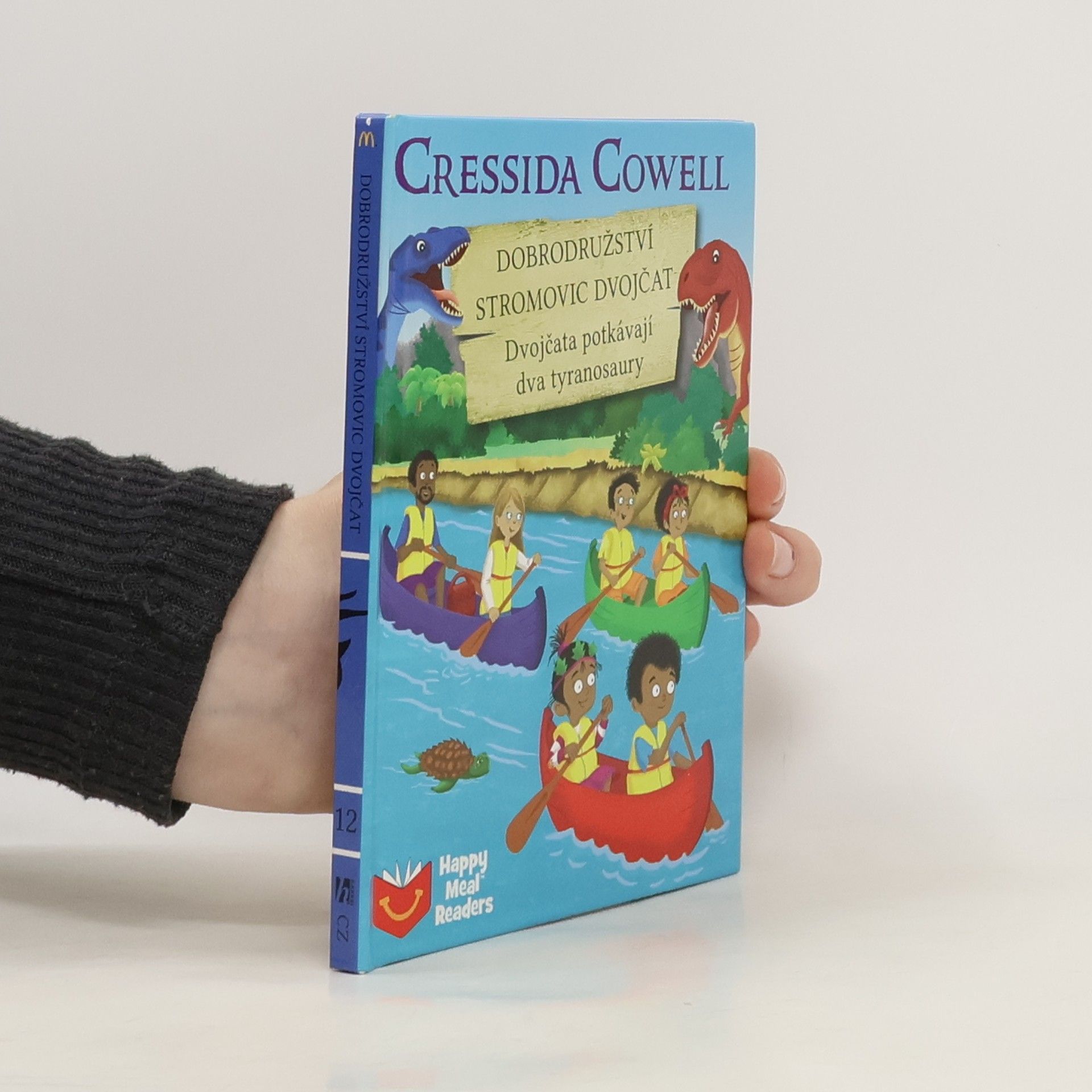Cressida Cowell Dobrodružství Stromovic dvojčat: Dvojčata potkávají dva tyranosaury