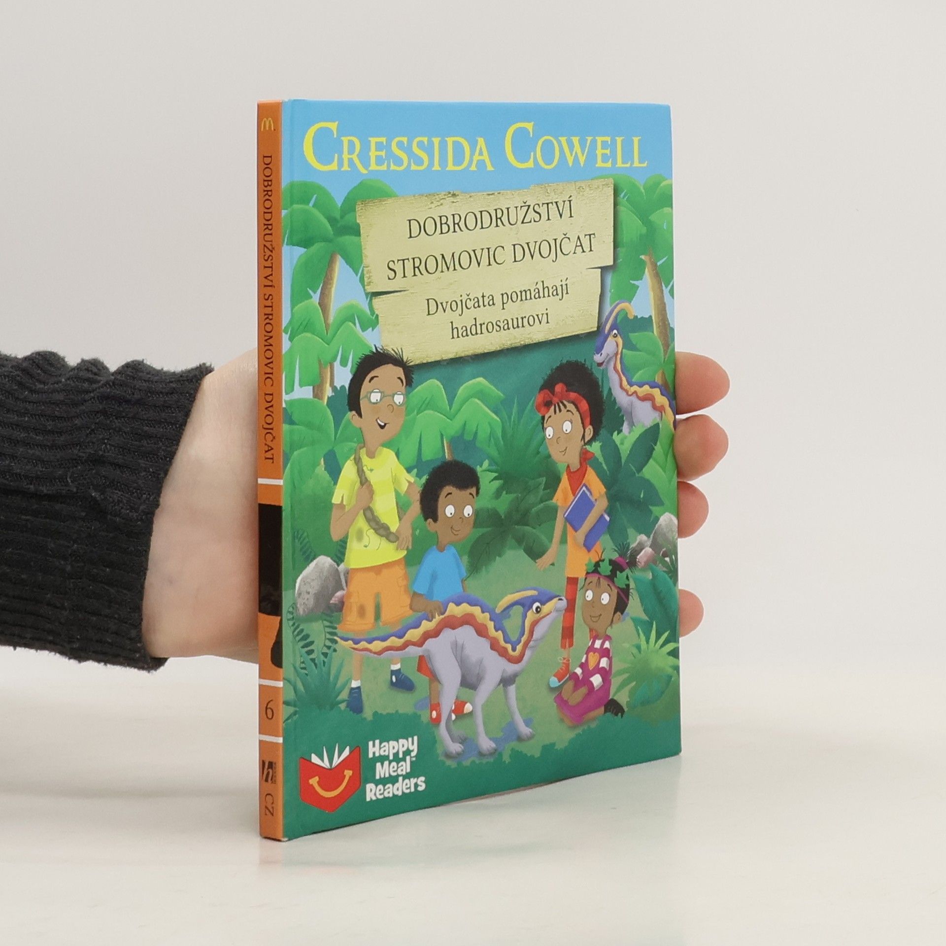 Cressida Cowell Dobrodružství Stromovic dvojčat: Dvojčata pomáhají hadrosaurovi