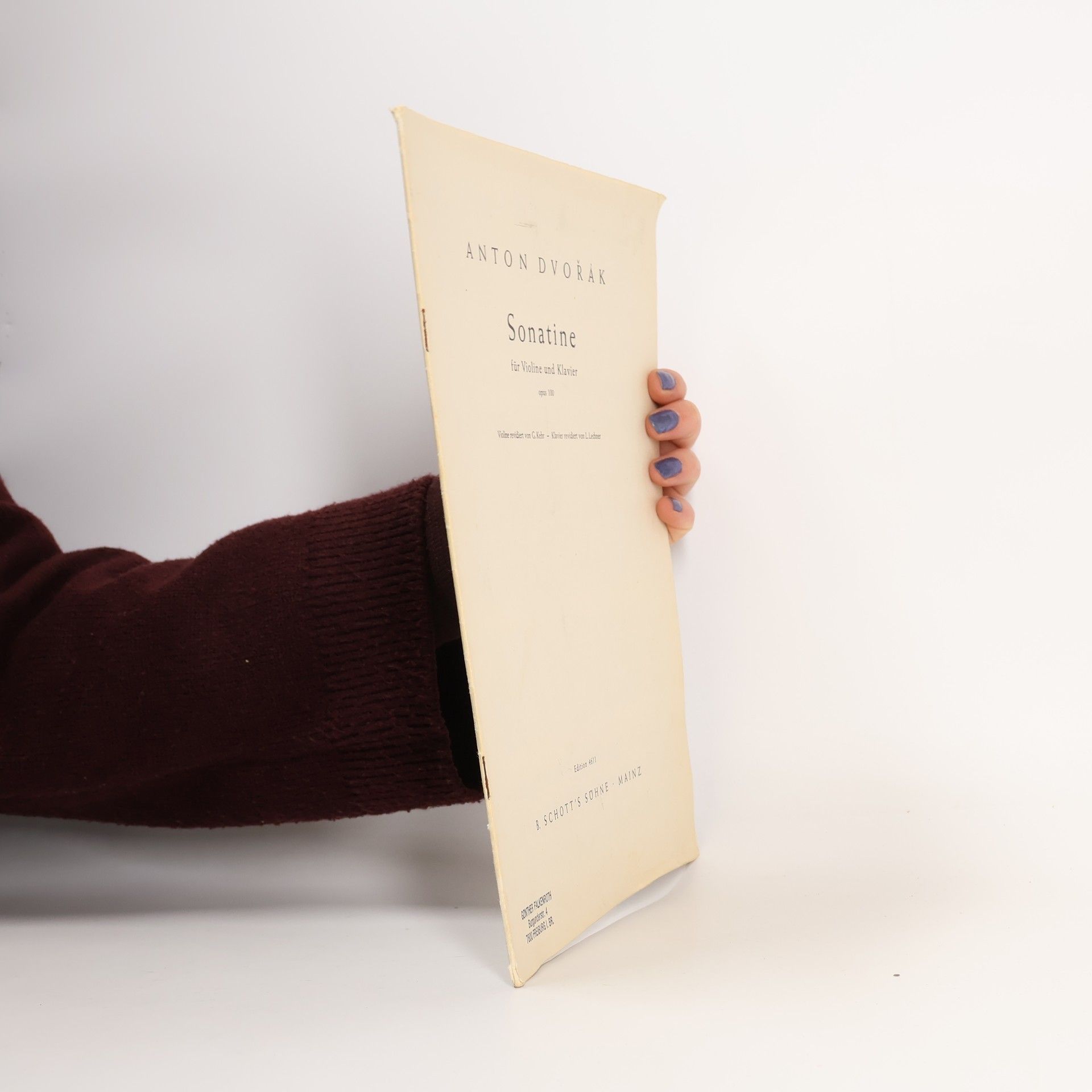 Antonín Dvořák Sonatine für Violine und Klavier