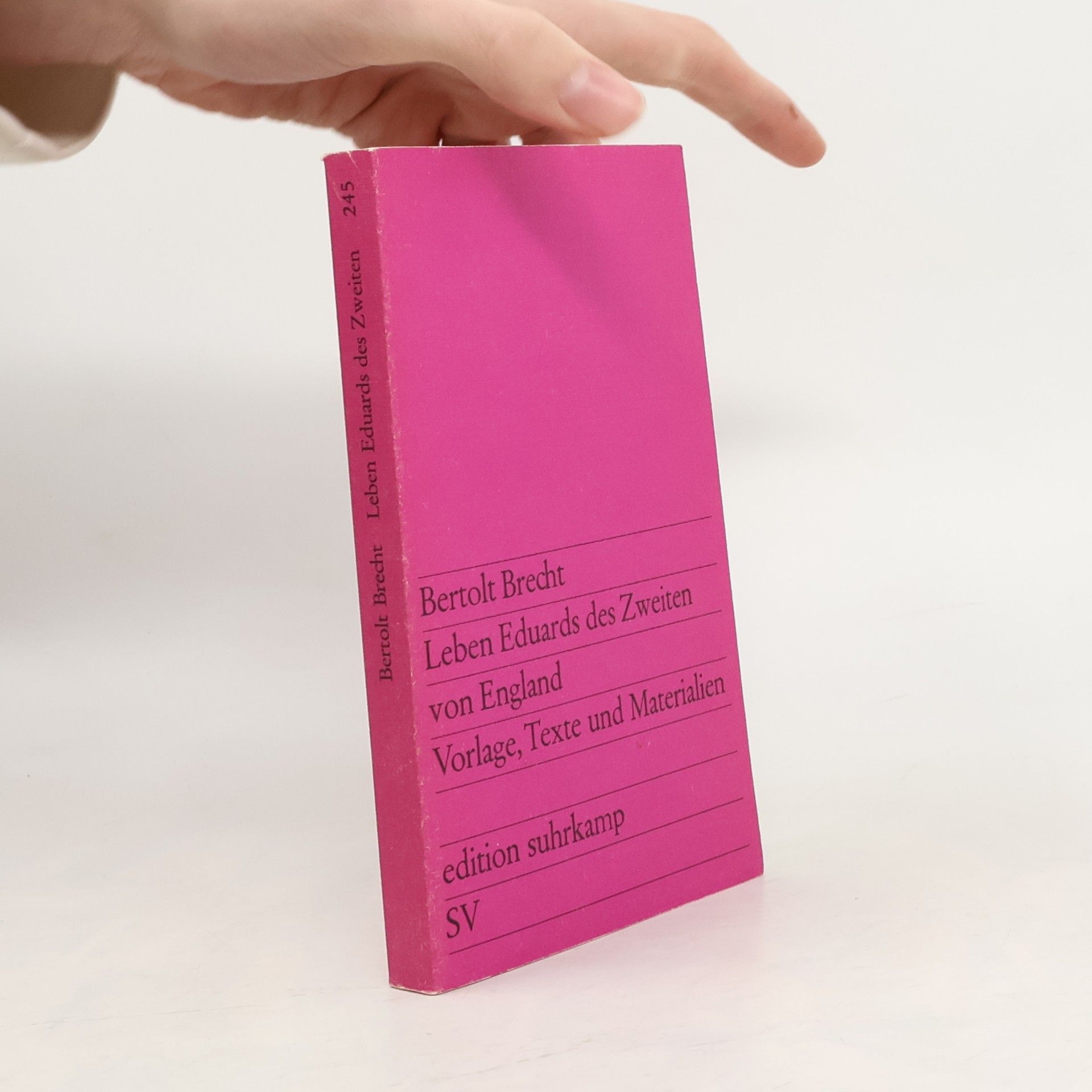 Bertolt Brecht Leben Eduards des Zweiten von England