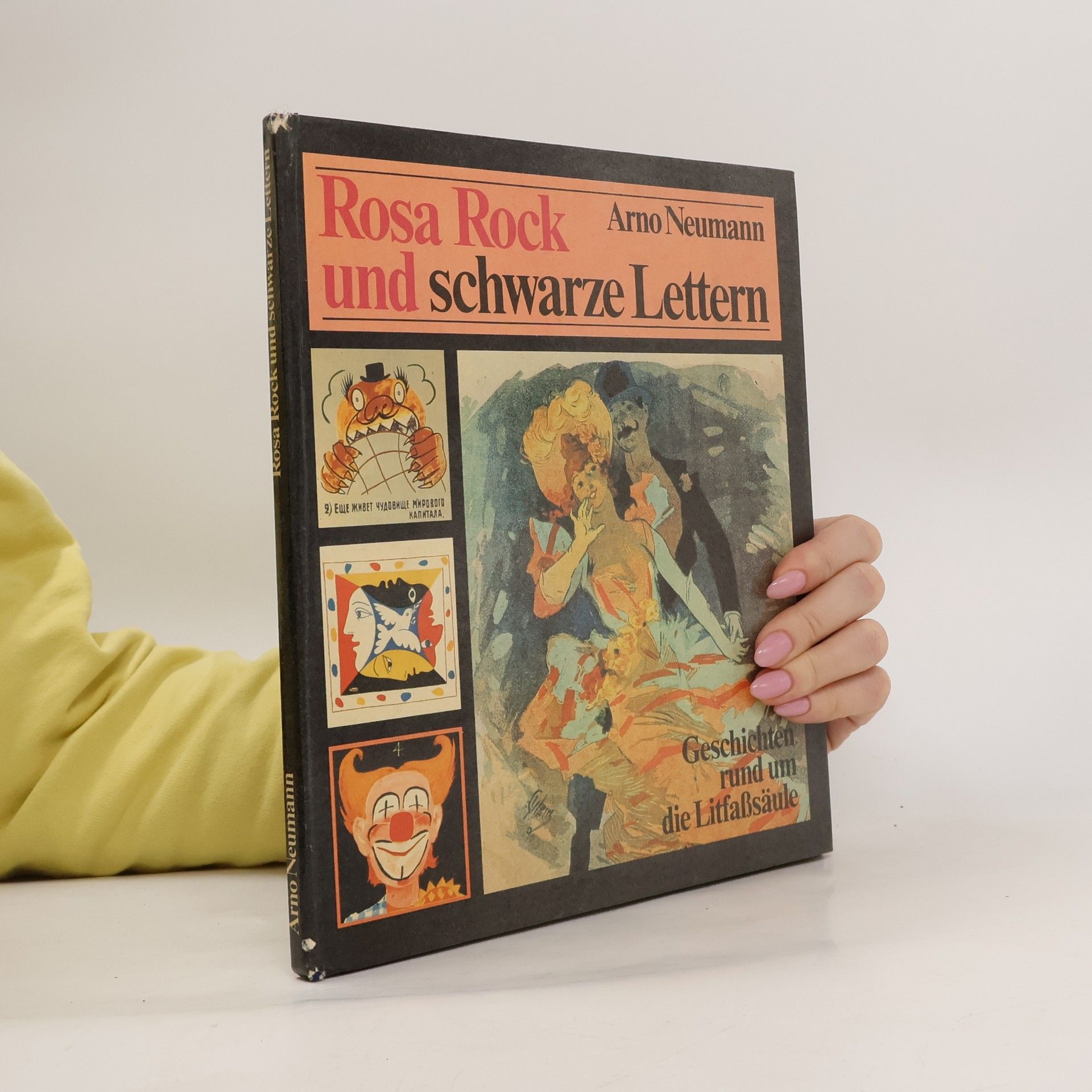 Arnold Neumann Rosa Rock und schwarze Lettern