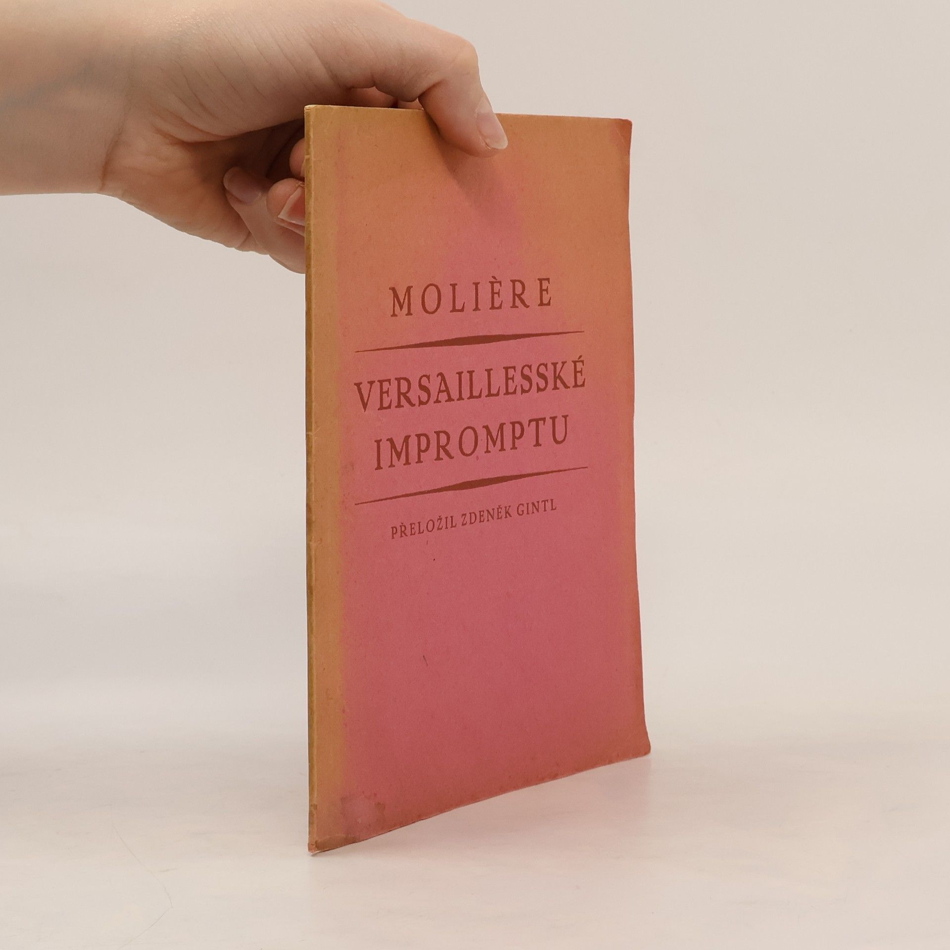 Molière Versaillesské impromptu