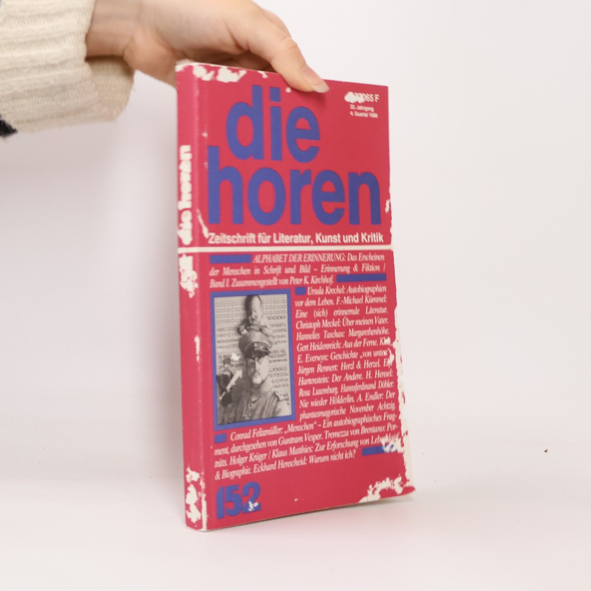 Autorenkollektiv Die Horen 152 4/1998