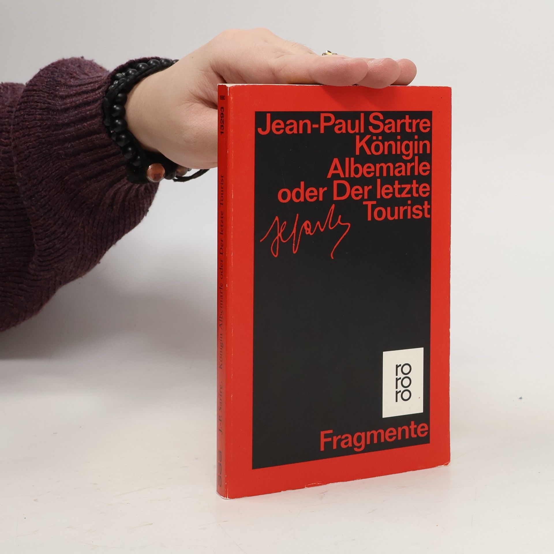 Arlette Elkaïm-Sartre Königin Albemarle oder Der letzte Tourist. Fragmente.