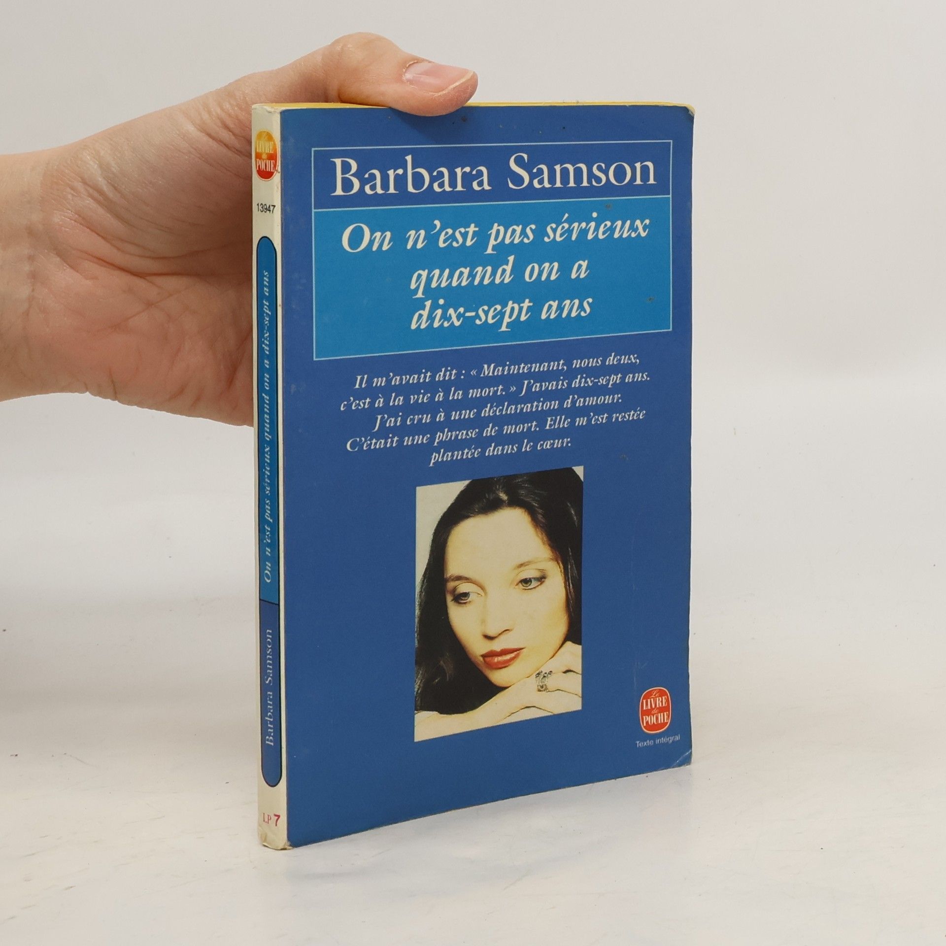 Barbara Samson On n'est pas sérieux quand on a 17 ans