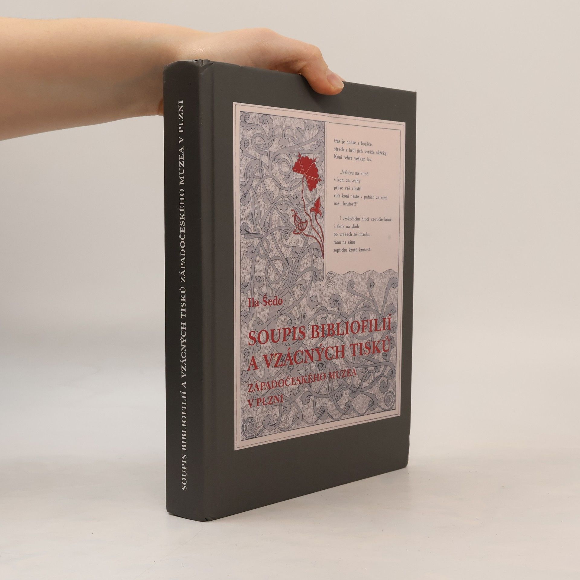 Ila Šedo Soupis bibliofilií a vzácných tisků Západočeského muzea v Plzni