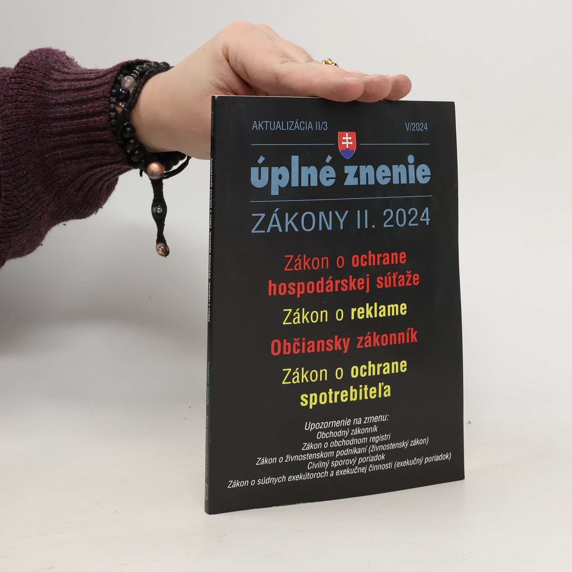 Kolektiv autorů Úplné znenie. Zákony II. 2024 V/2024