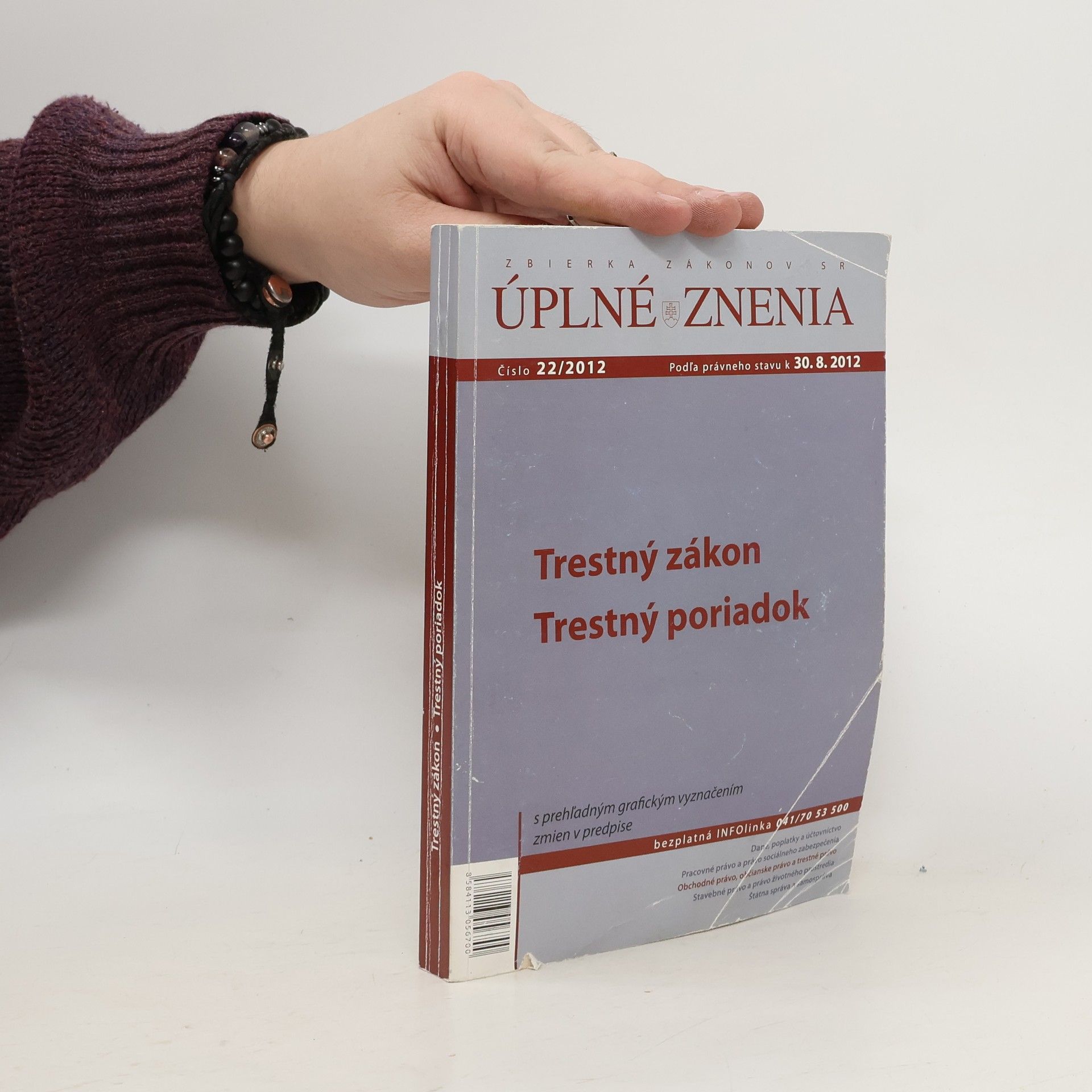 Collectif d'auteurs Trestný zakon trestný poriadok