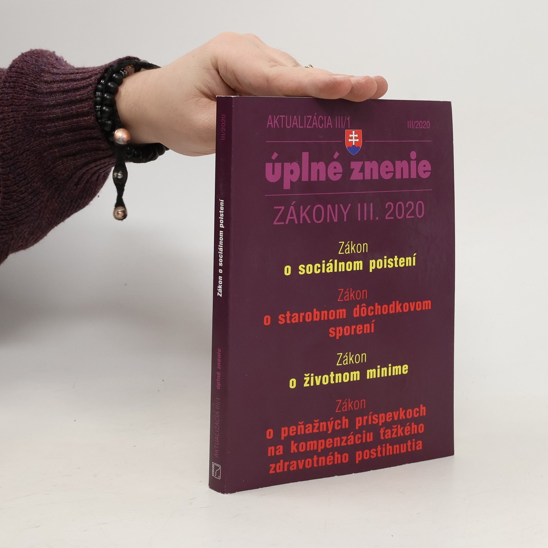Kolektiv autorů Úplné znenie. Zákony III. 2020