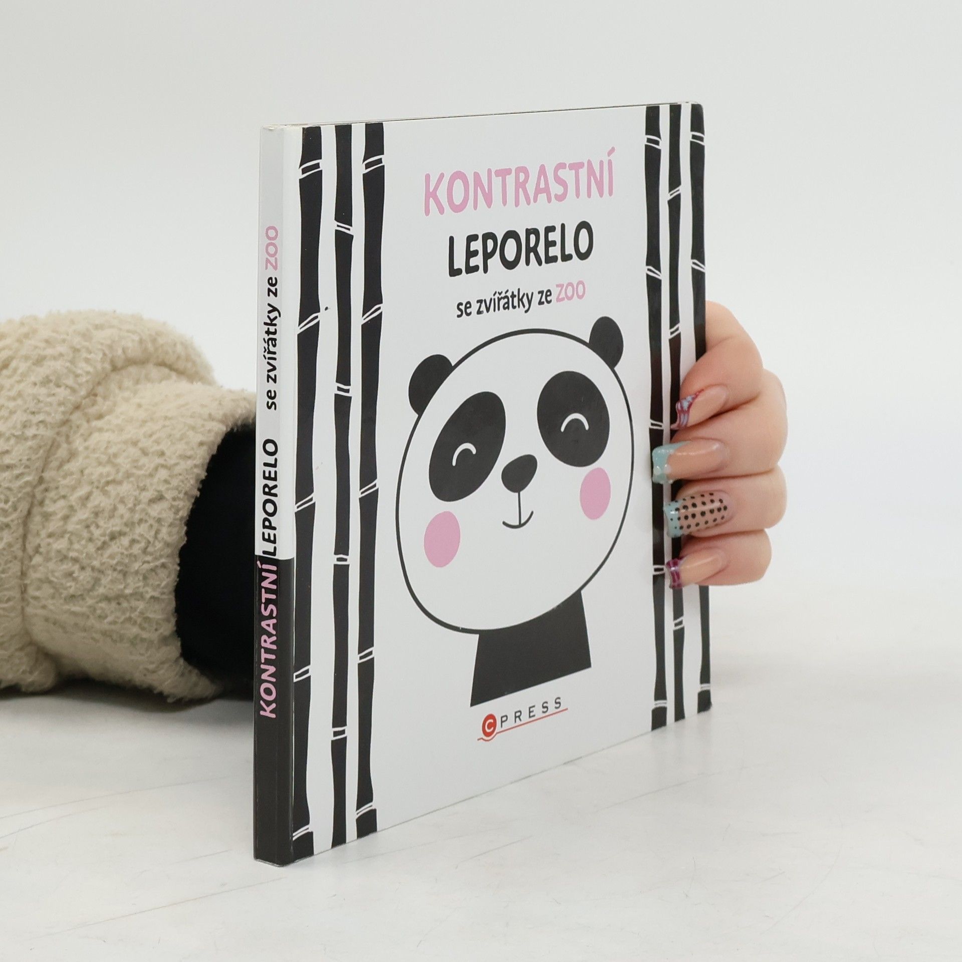 AA.VV. Kontrastní leporelo. Se zvířátky ze zoo