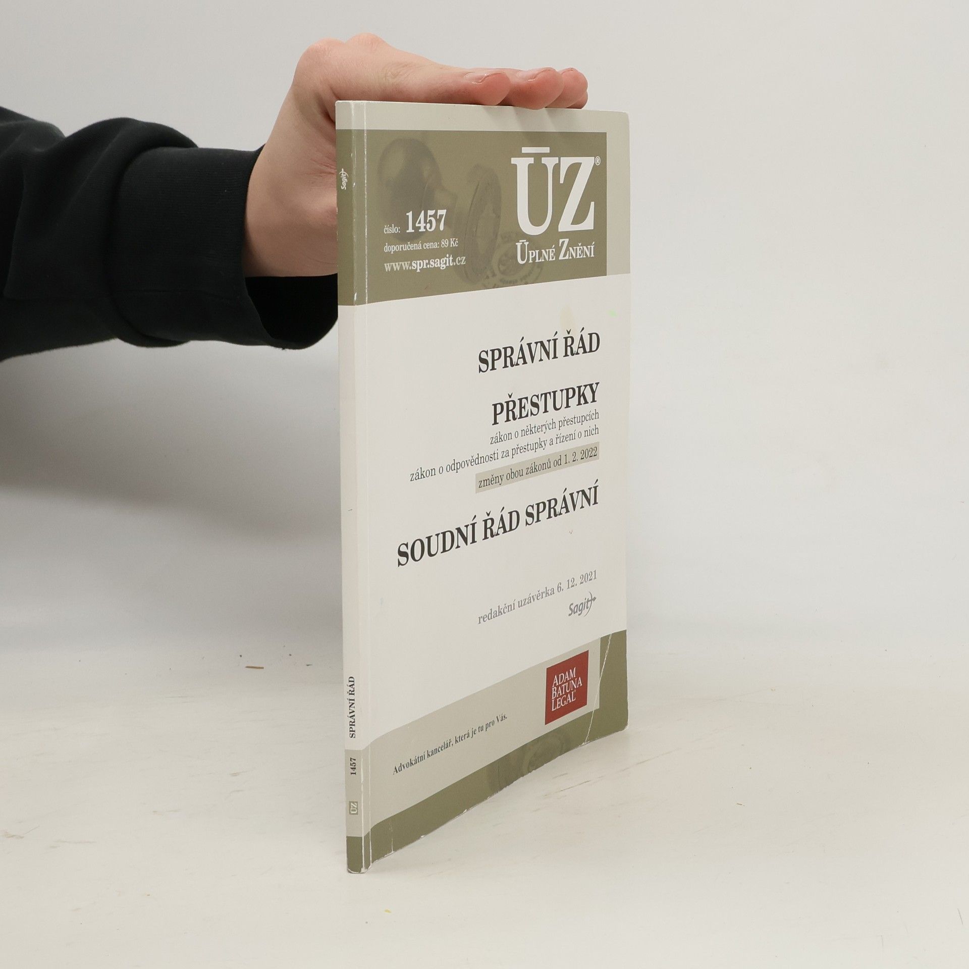 Collectif d'auteurs Správní řád. Přestupky. Soudní řád správní