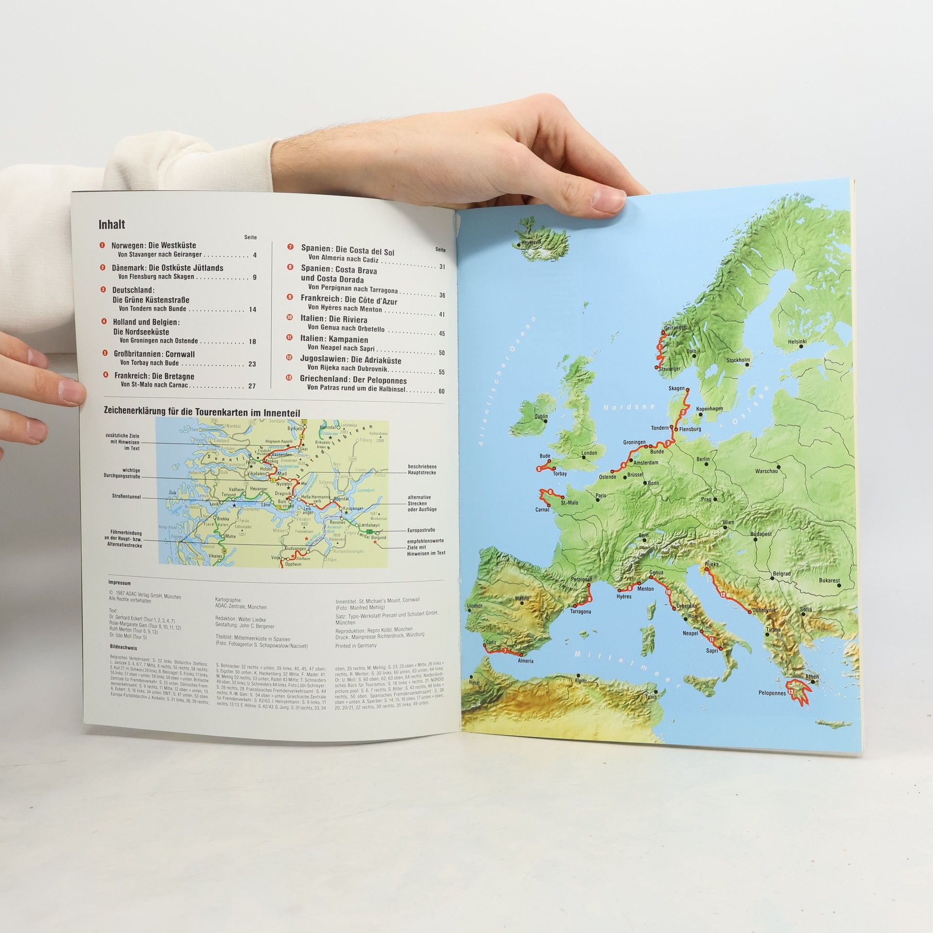 Auteurscollectief Die schönsten Küstenstraßen Europas
