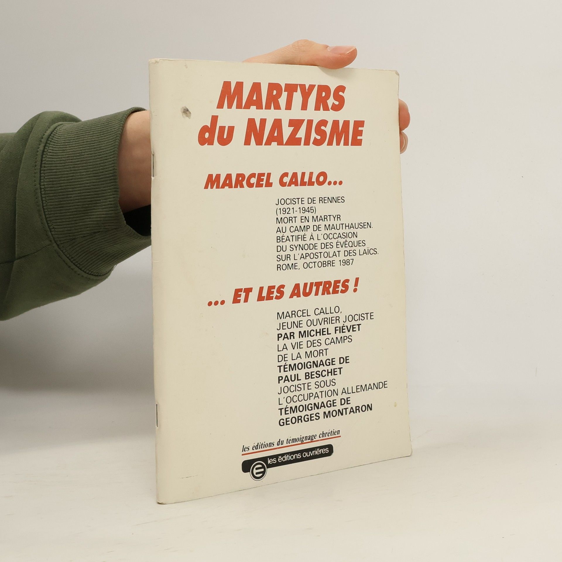 Michel Fiévet Martyrs du Nazisme