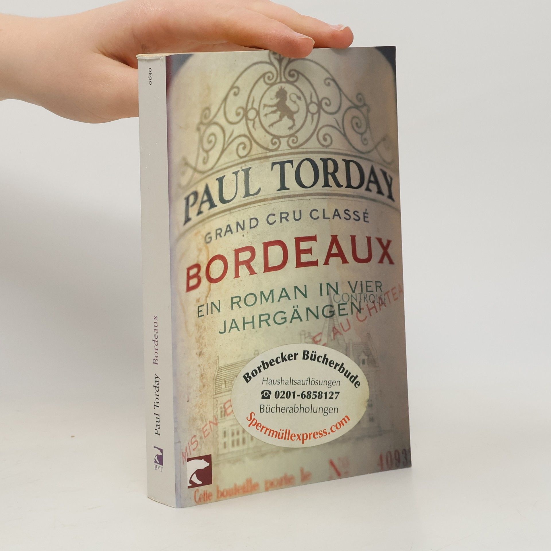 Paul Torday Bordeaux