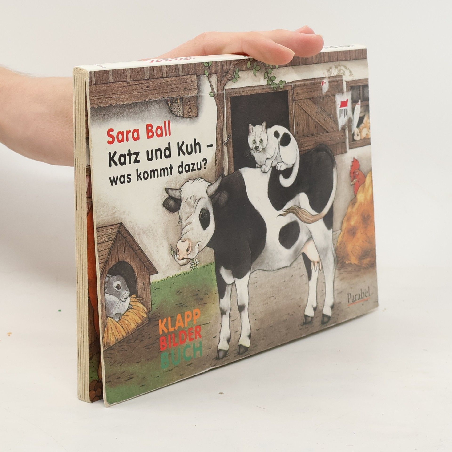 Sara Ball Katz und Kuh - was kommt dazu?: Klappbilderbuch