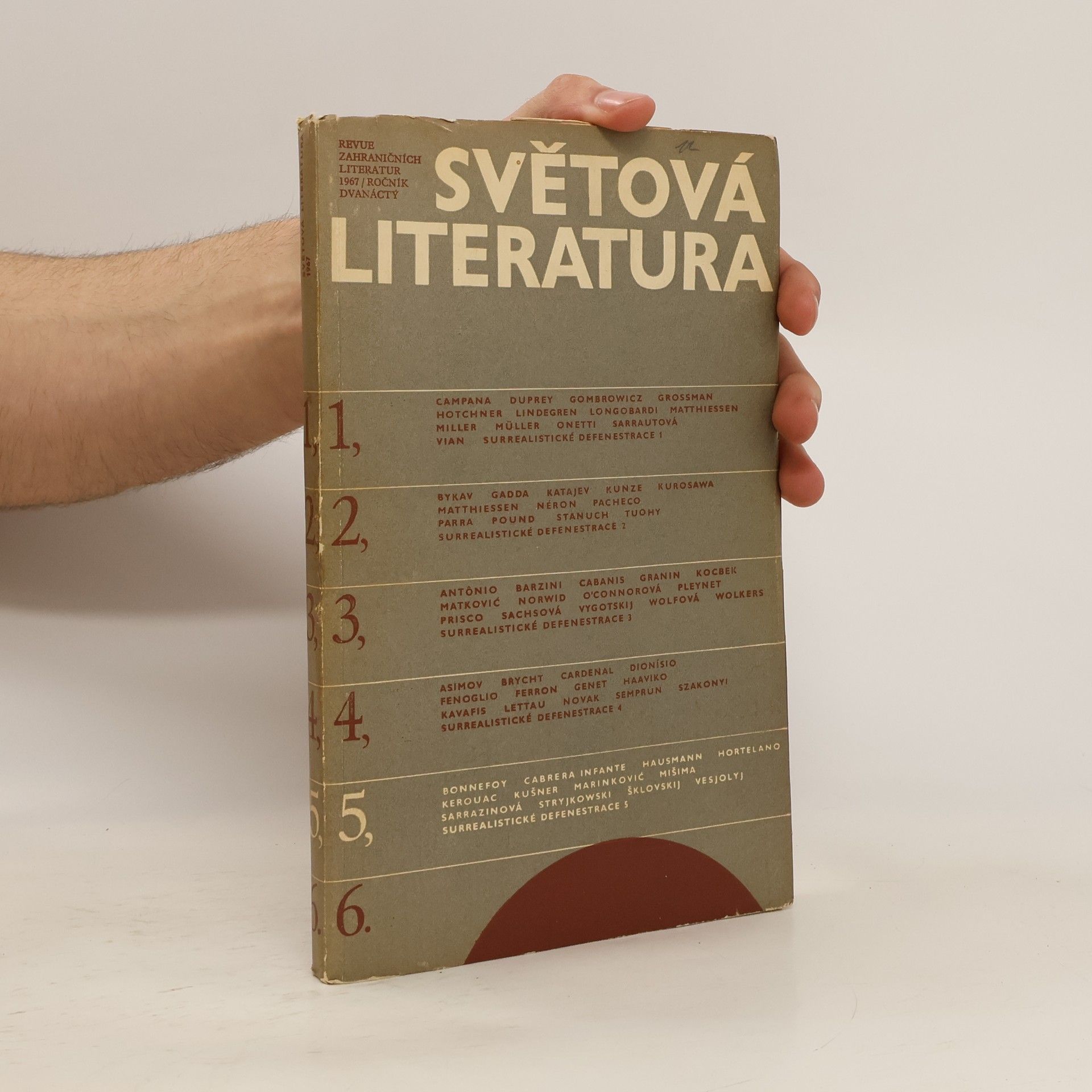 Collectif d'auteurs Světová literatura 5/1967