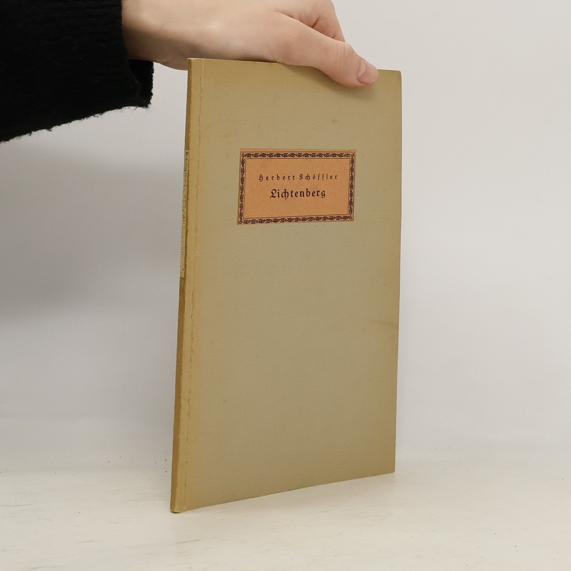 Herbert Schöffler Lichtenberg