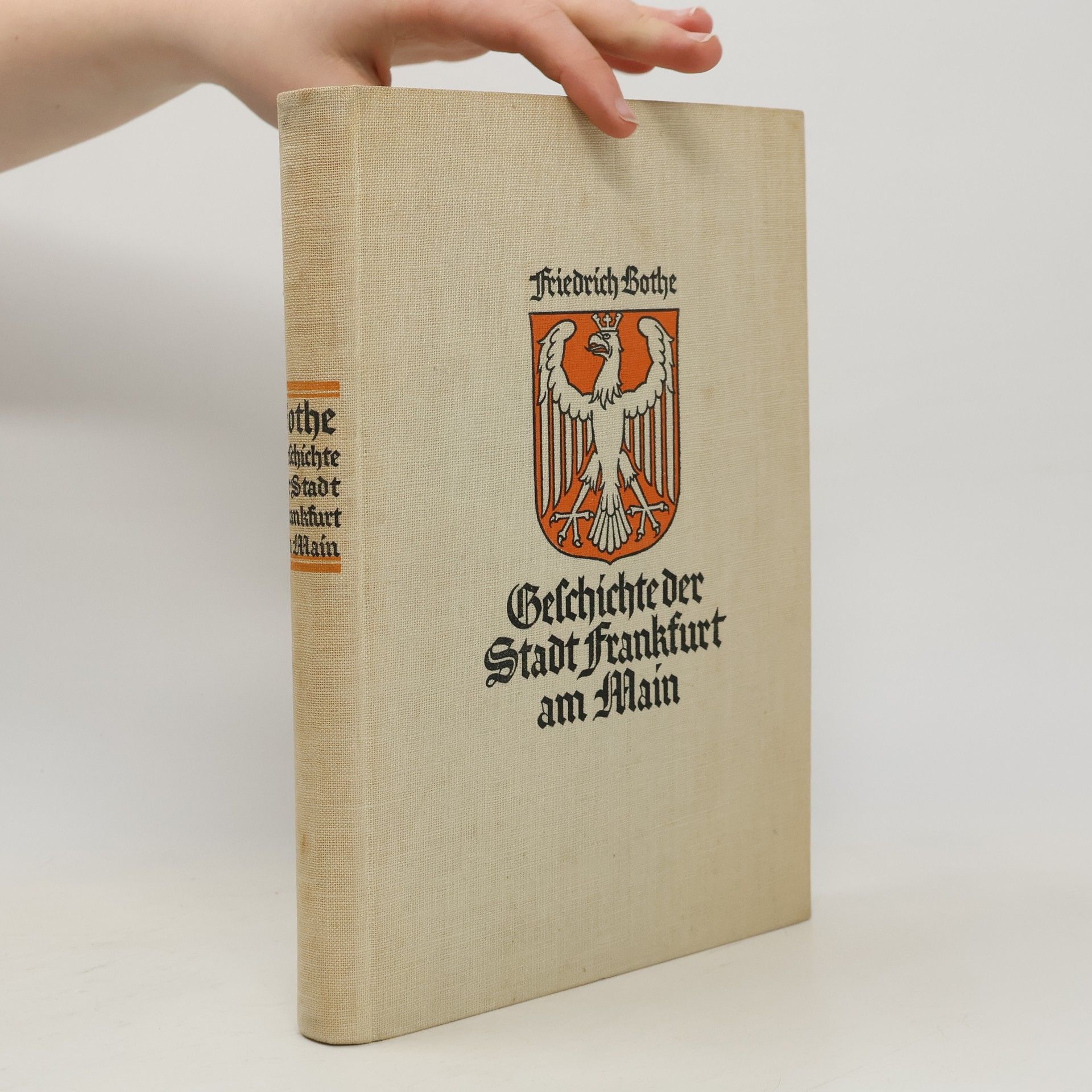 Friedrich Bothe Geschichte der Stadt Frankfurt am Main