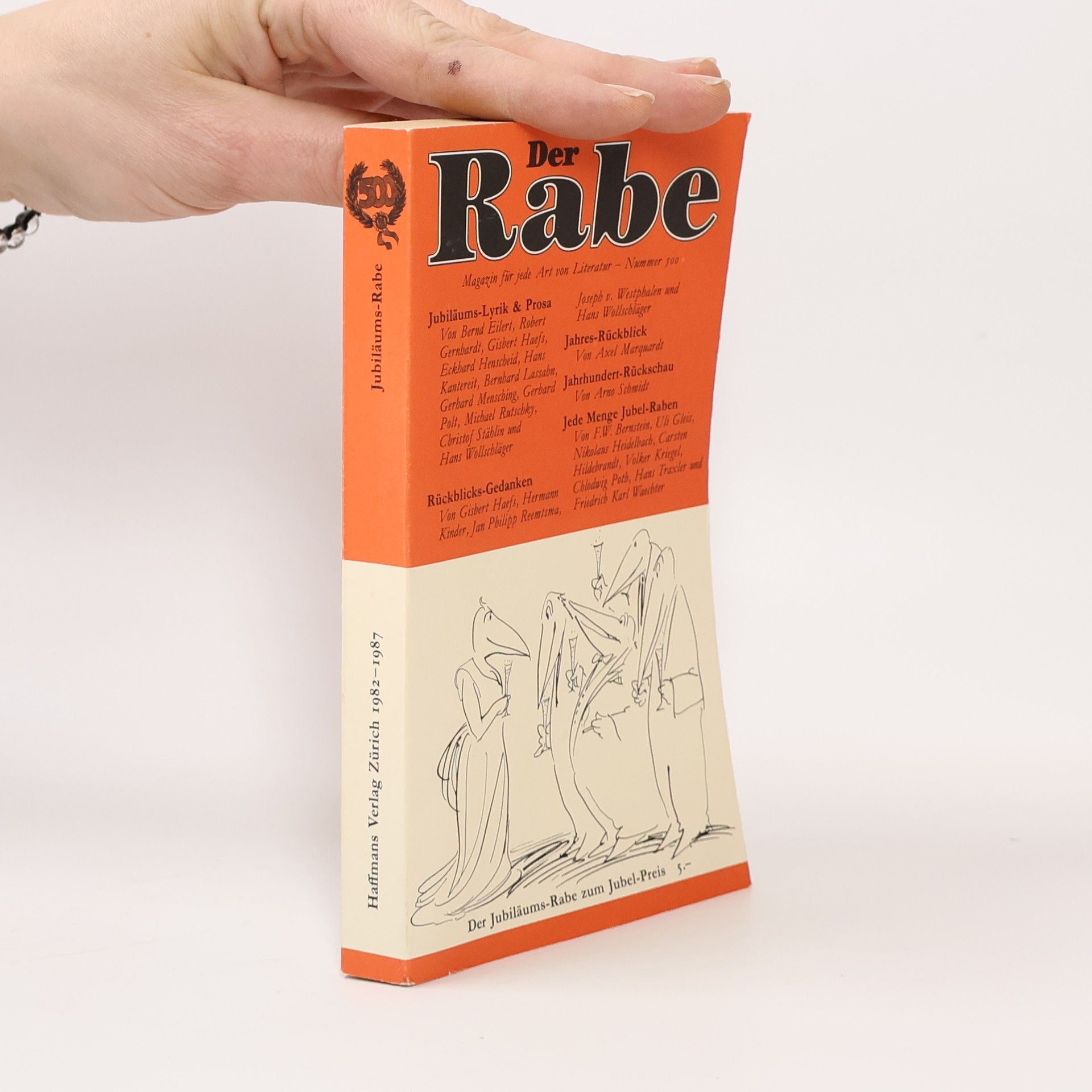 Kolektív autorov Der Rabe 500. Magazin für jede Art von Literatur