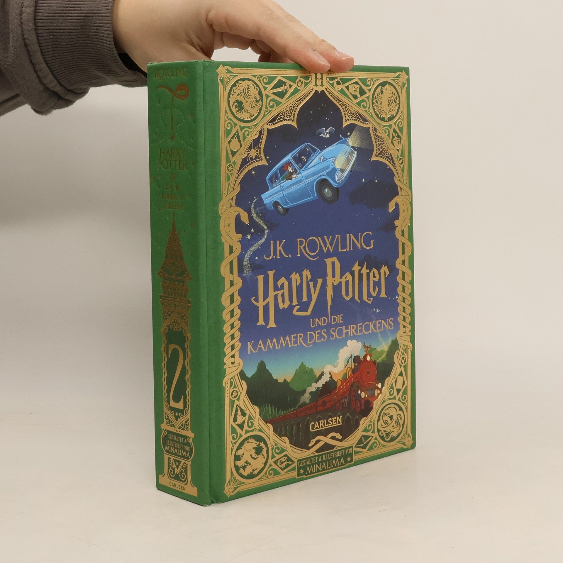 Joanne K. Rowlingová Harry Potter und die Kammer des Schreckens: MinaLima-Ausgabe (Harry Potter 2)