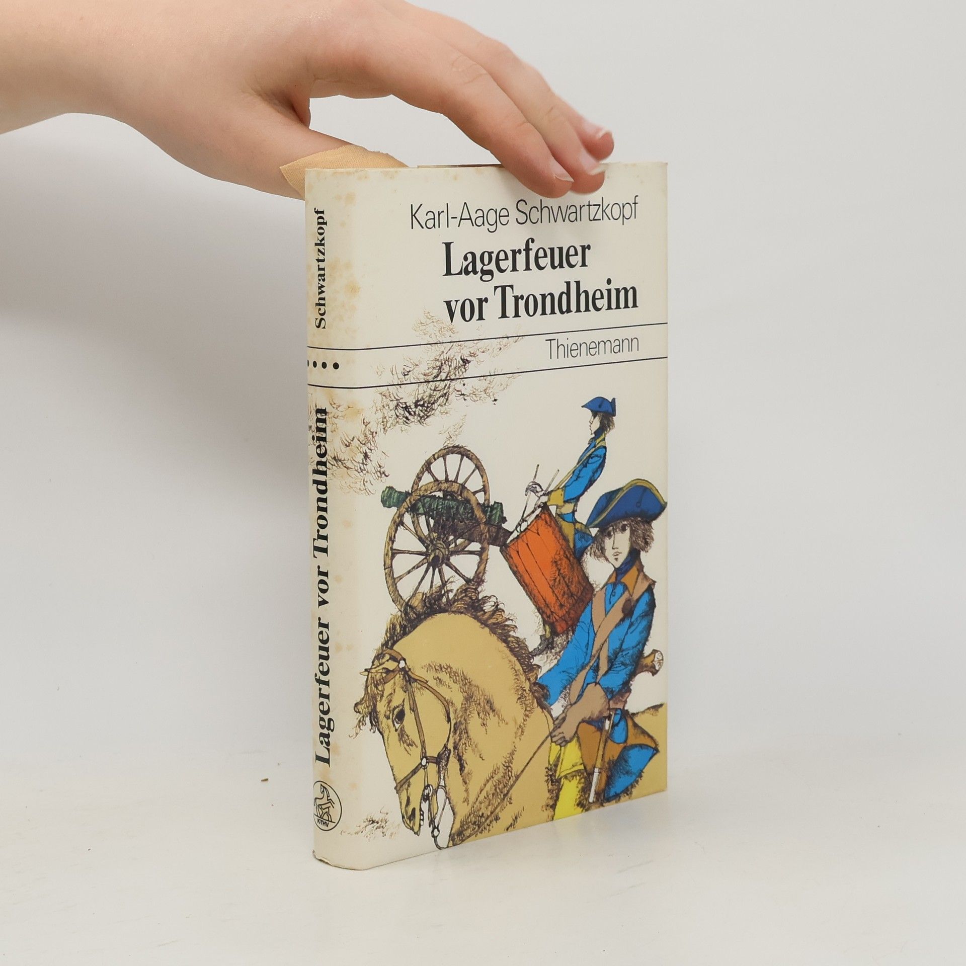 Karl-Aage Schwartzkopf Lagerfeuer vor Trondheim