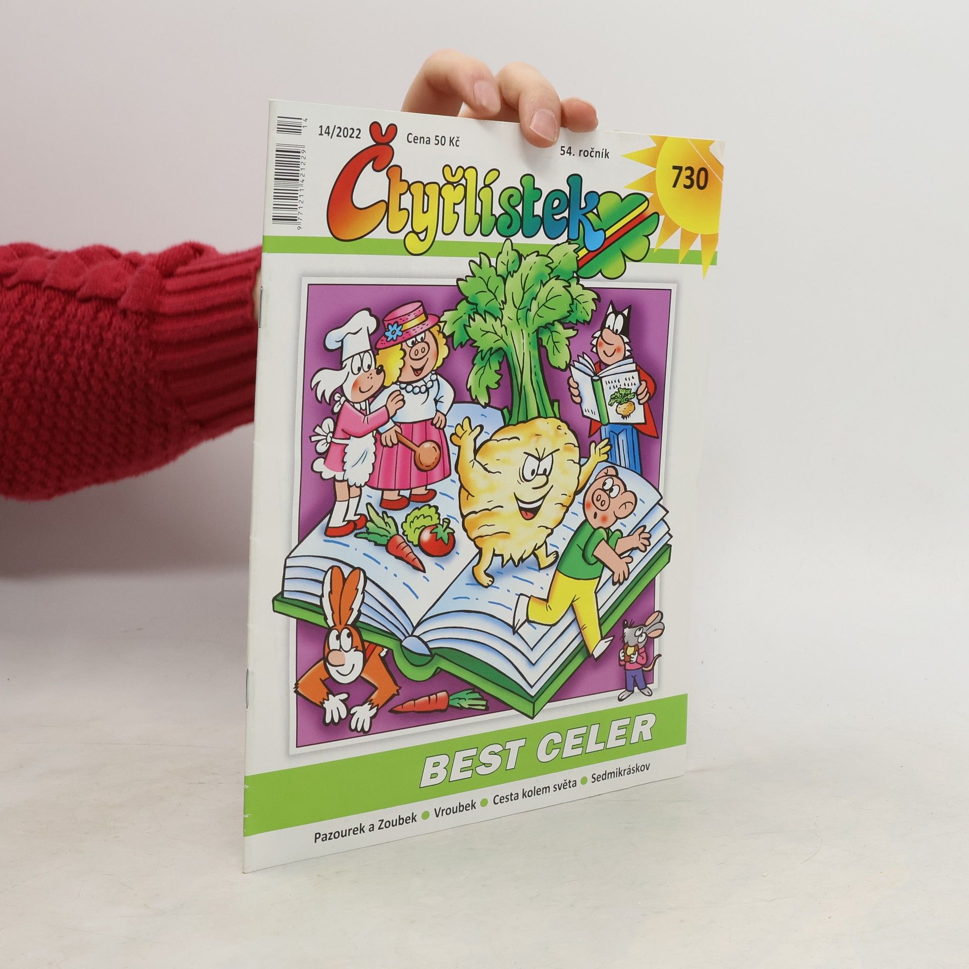 Collectif d'auteurs Čtyřlístek 14/2022. 730. Best celer