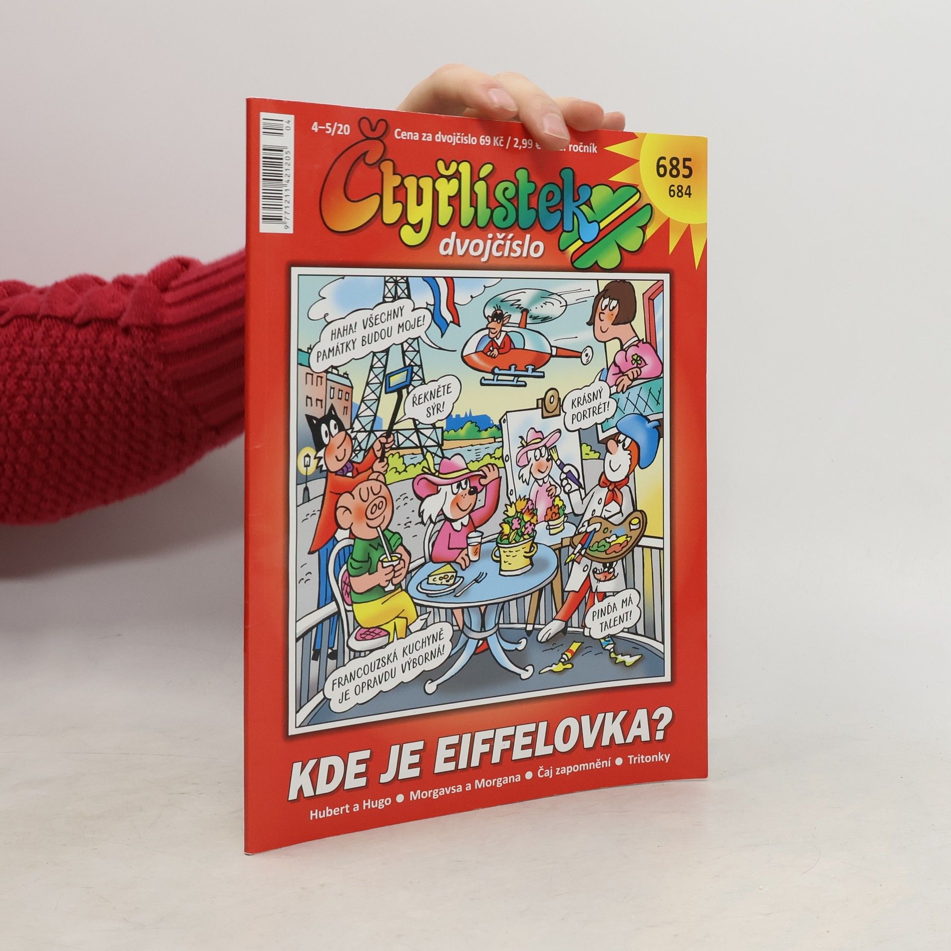 Jaroslav Němeček Čtyřlístek dvojčíslo 684-685, 4-5/2020